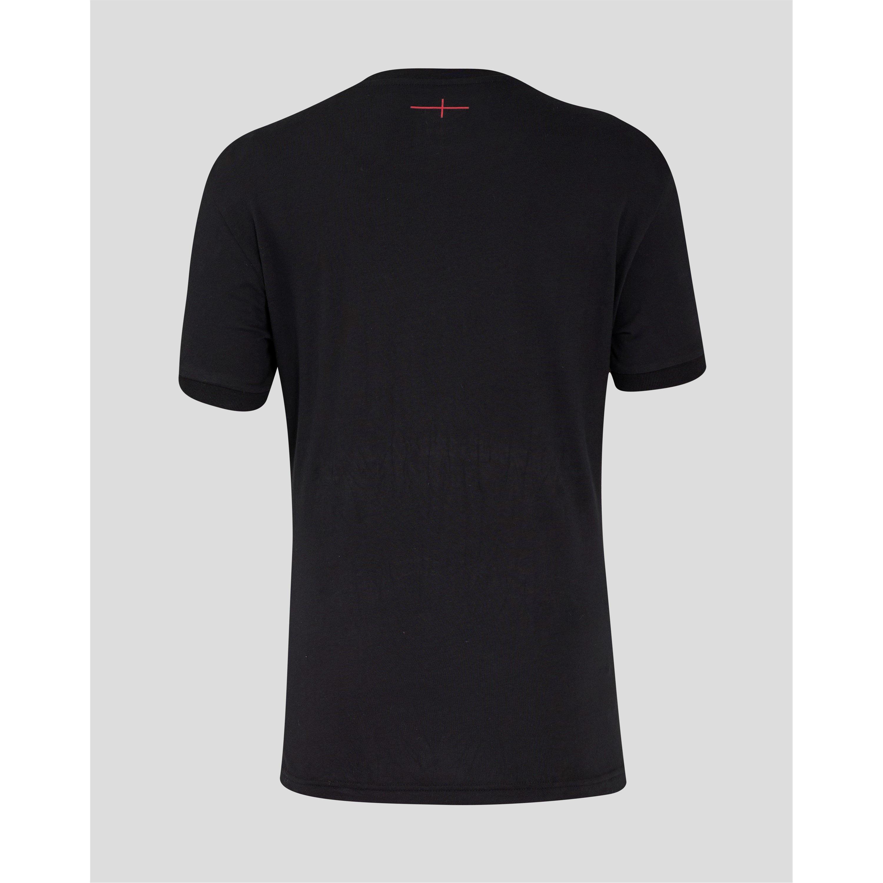 Schwarz - Umbro - England Rugby Presentation T-Shirt 2024 Juniors - 2