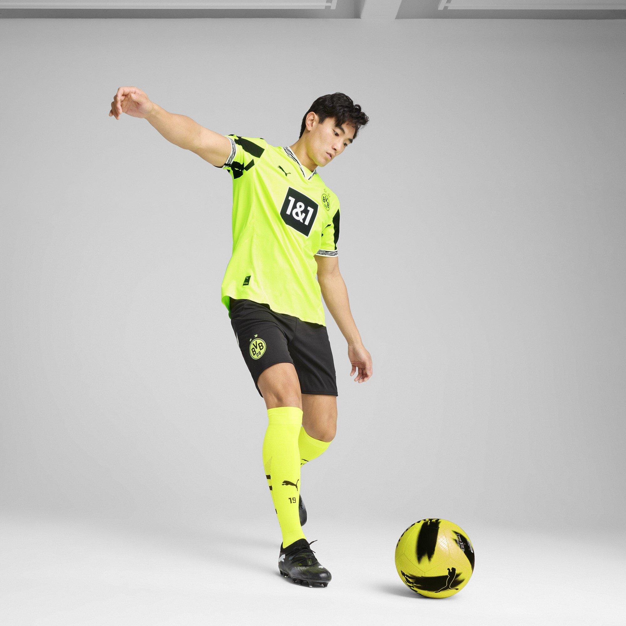 Sort/Hvid - Puma - Borussia Dortmund Home Shorts 2024 2025 Adults - 4