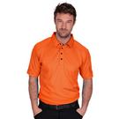 Orange - Island Green - IslandGreen Golf Top Stitch polo Jumper Shirt Mens - 1