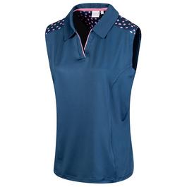 Island Green IslandGreen Golf Sleeveless Polo Shirt Ladies