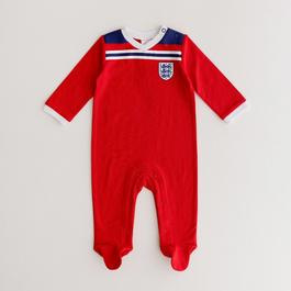 Brecrest Team England82 Retro Away Babygrow