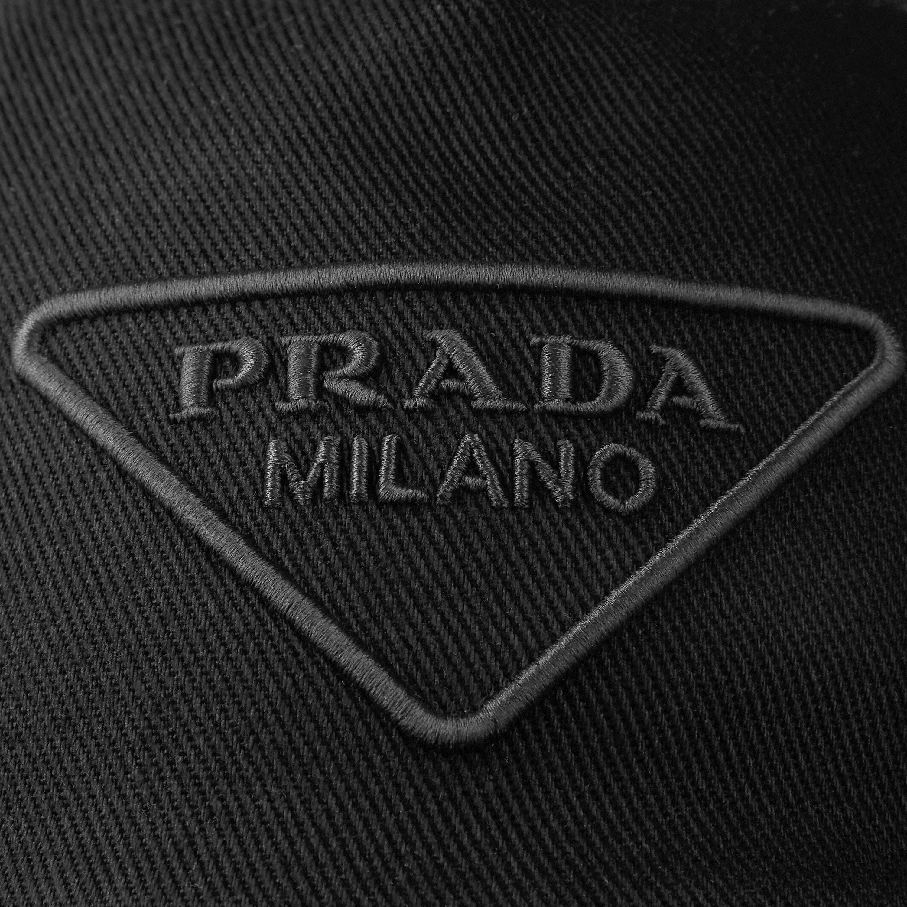 Nero - Prada - Drill Baseball Cap - 4