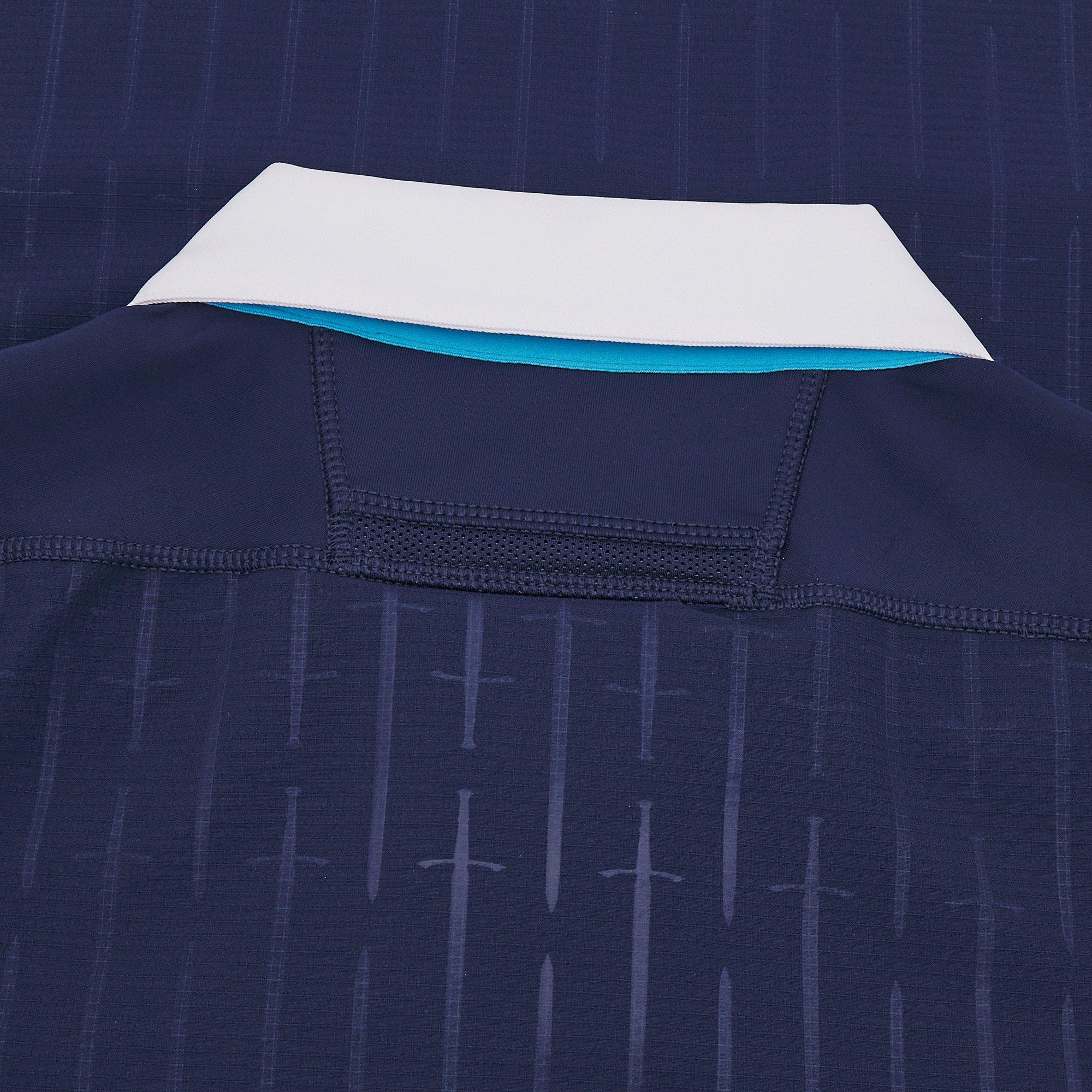 Blau - Macron - Scotland Rugby Authentic Home Shirt 2024 Adults - 4