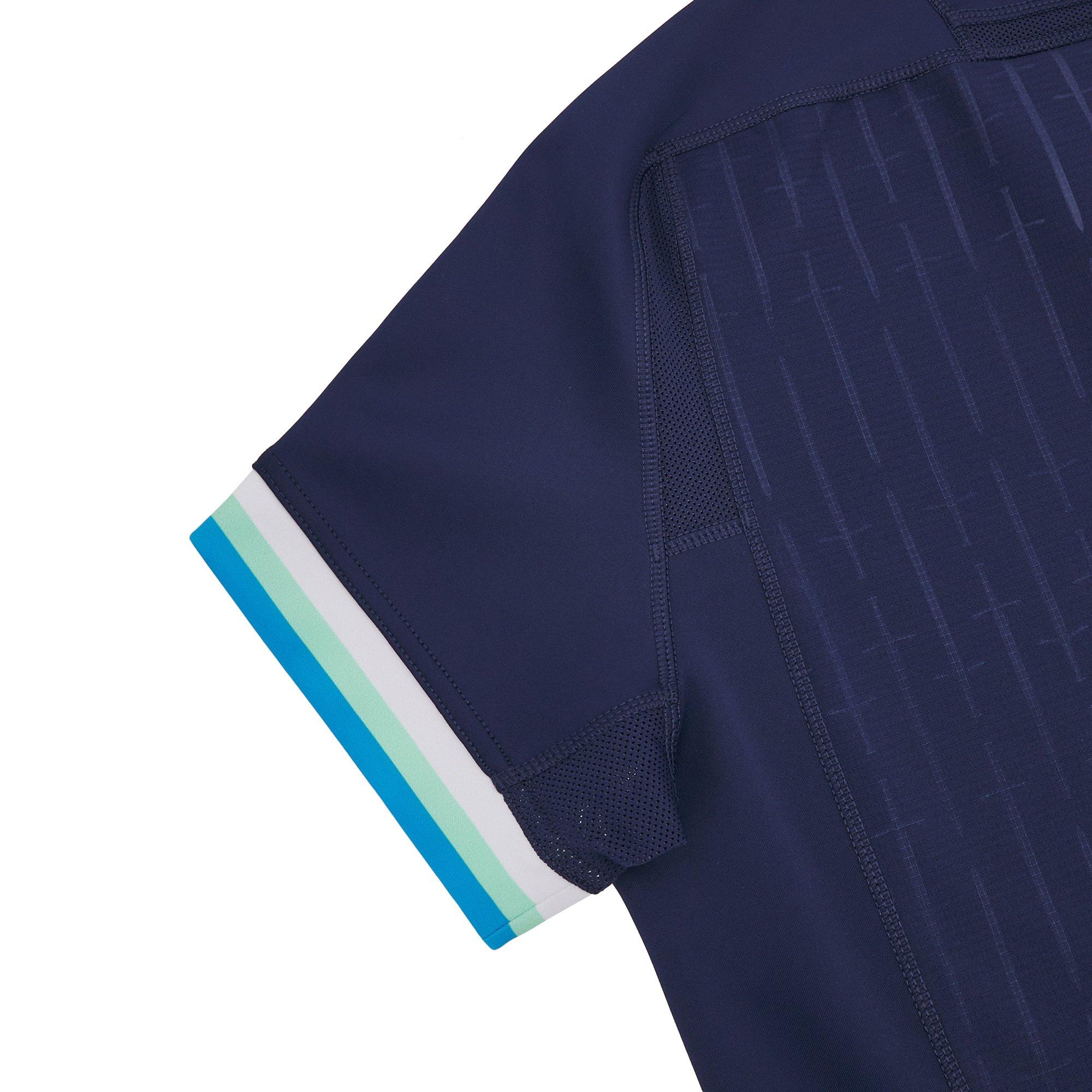 Blau - Macron - Scotland Rugby Authentic Home Shirt 2024 Adults - 5