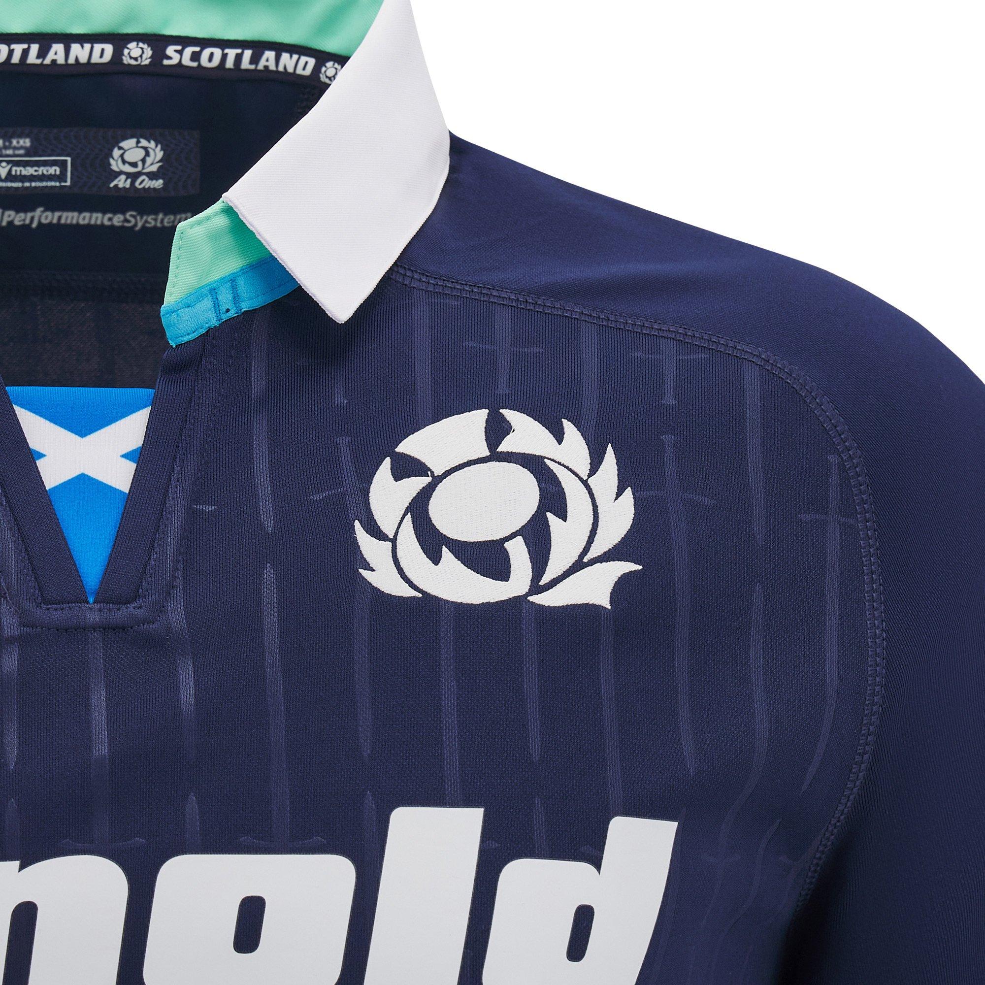 Blau - Macron - Scotland Rugby Home Shirt 2024 Juniors - 3