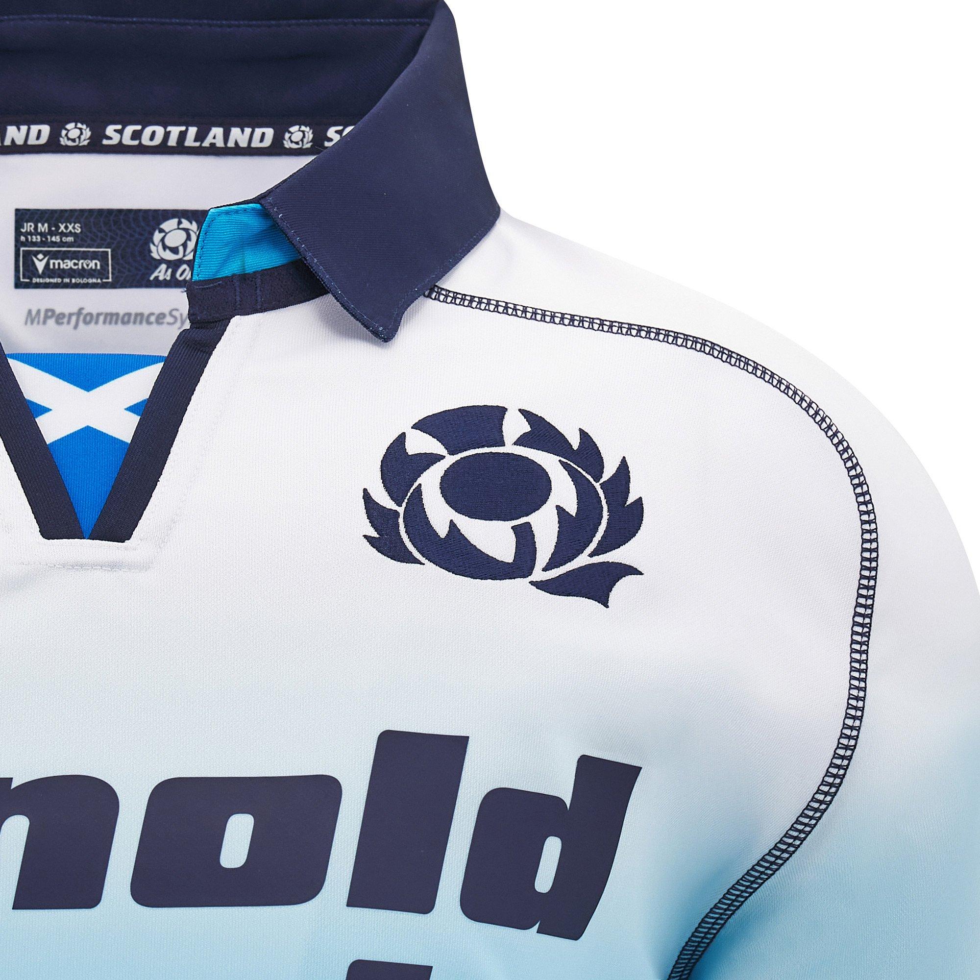 Hvid - Macron - Scotland Rugby Away Shirt 2024 Juniors - 3
