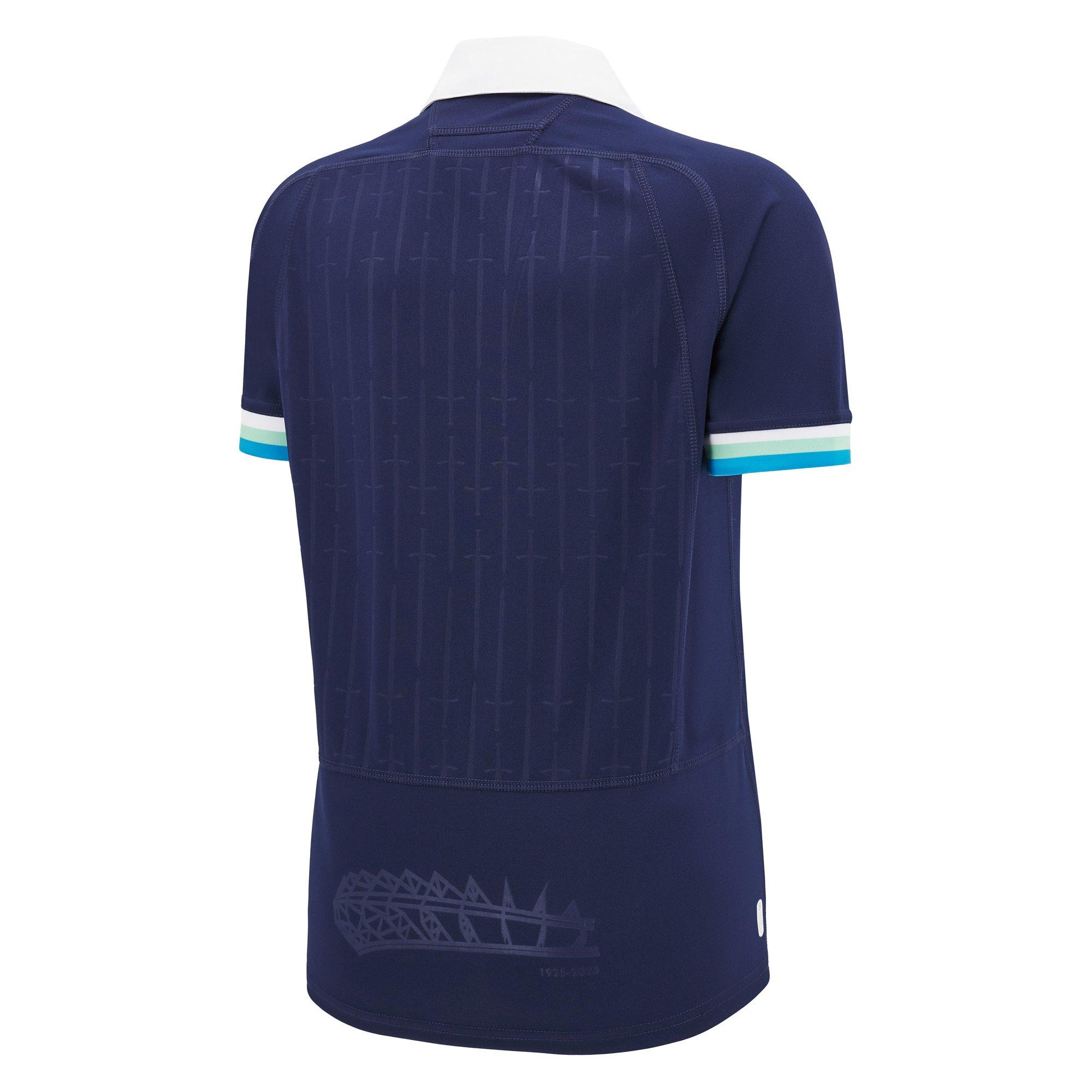 Blå - Macron - Scotland Rugby Home Shirt 2024 Womens - 2