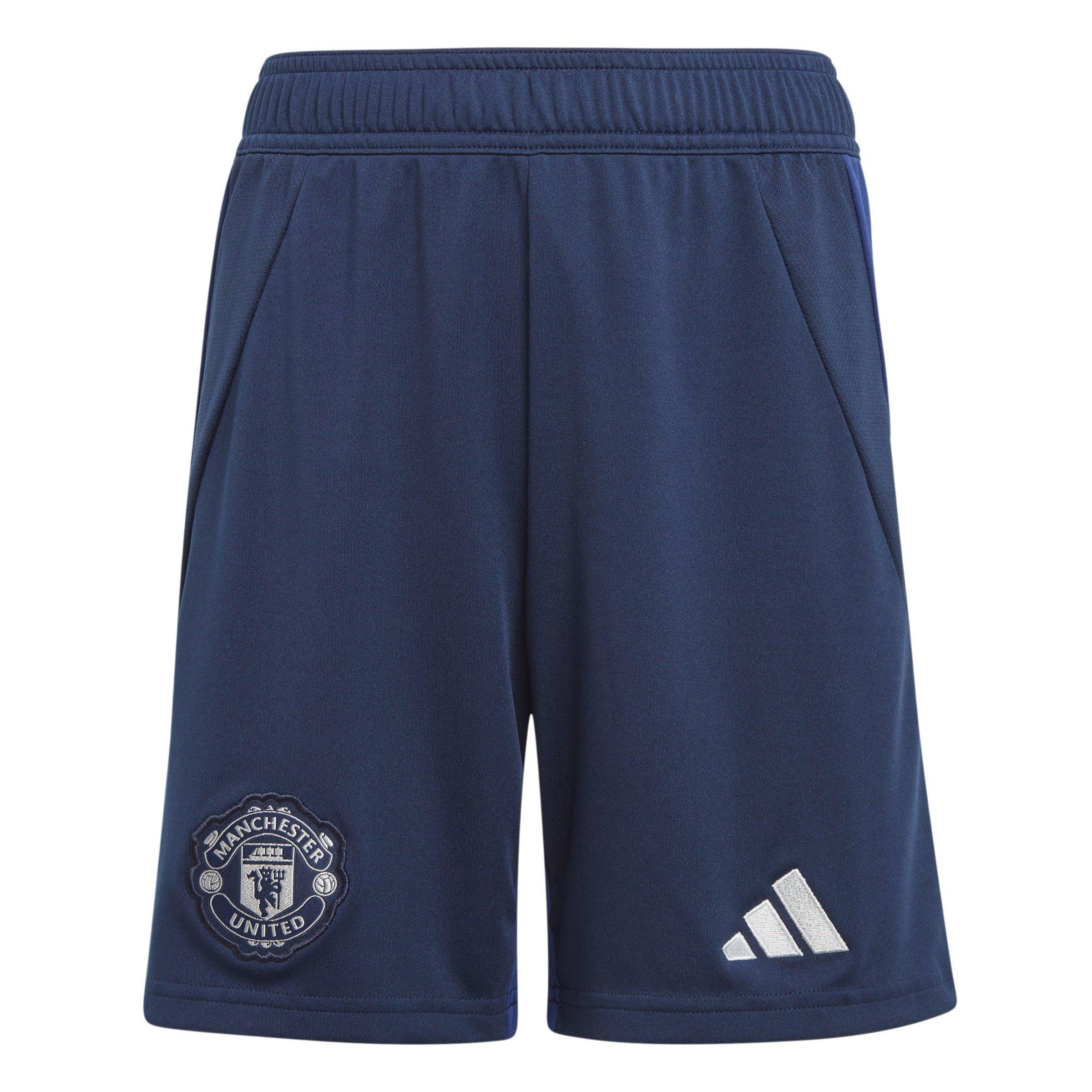 Blauw - adidas - Manchester United Away Shorts 2024 2025 Juniors - 1