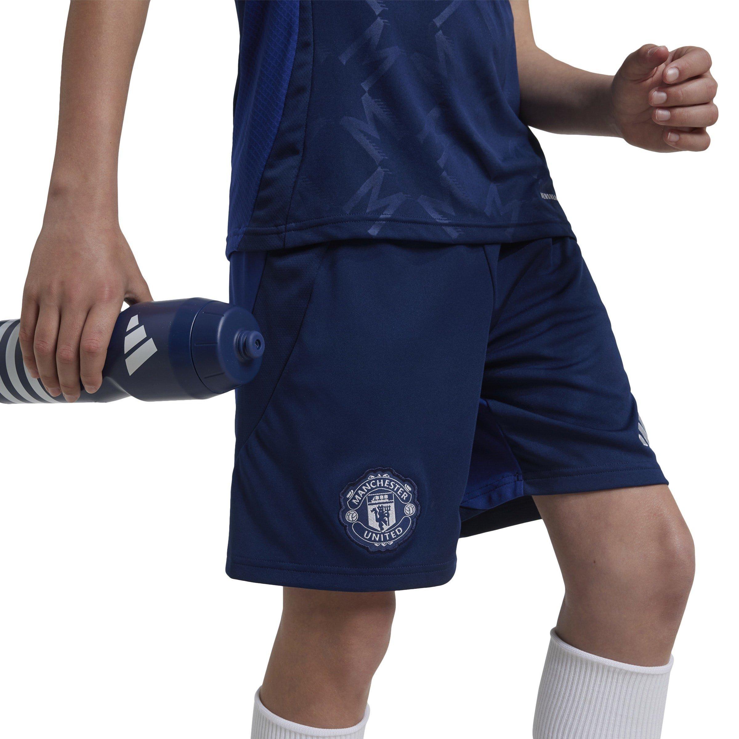 Blauw - adidas - Manchester United Away Shorts 2024 2025 Juniors - 5