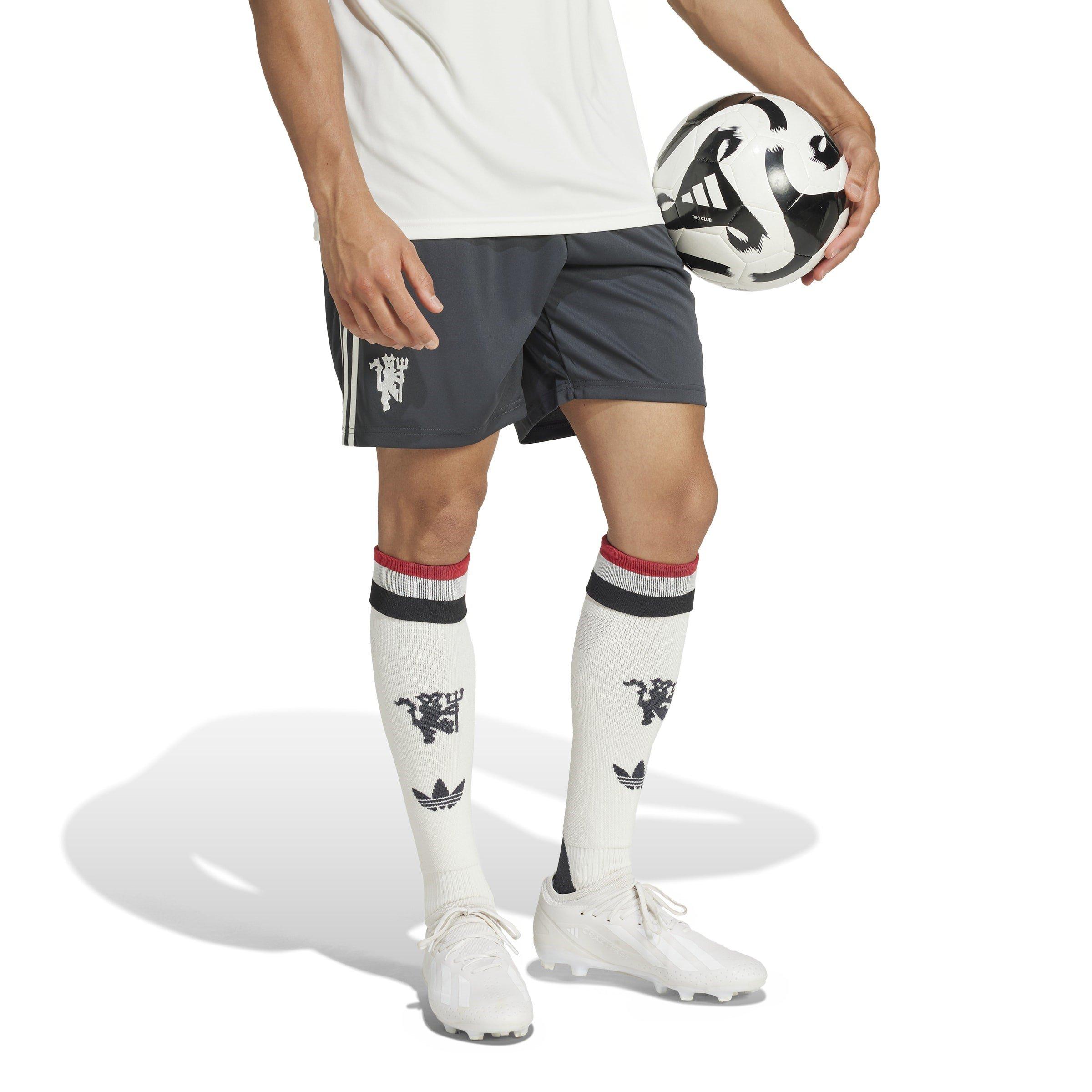 Adidas Originals SS24 Manchester United 24/25 Soccer Bottom Men's Carbon — foto 3