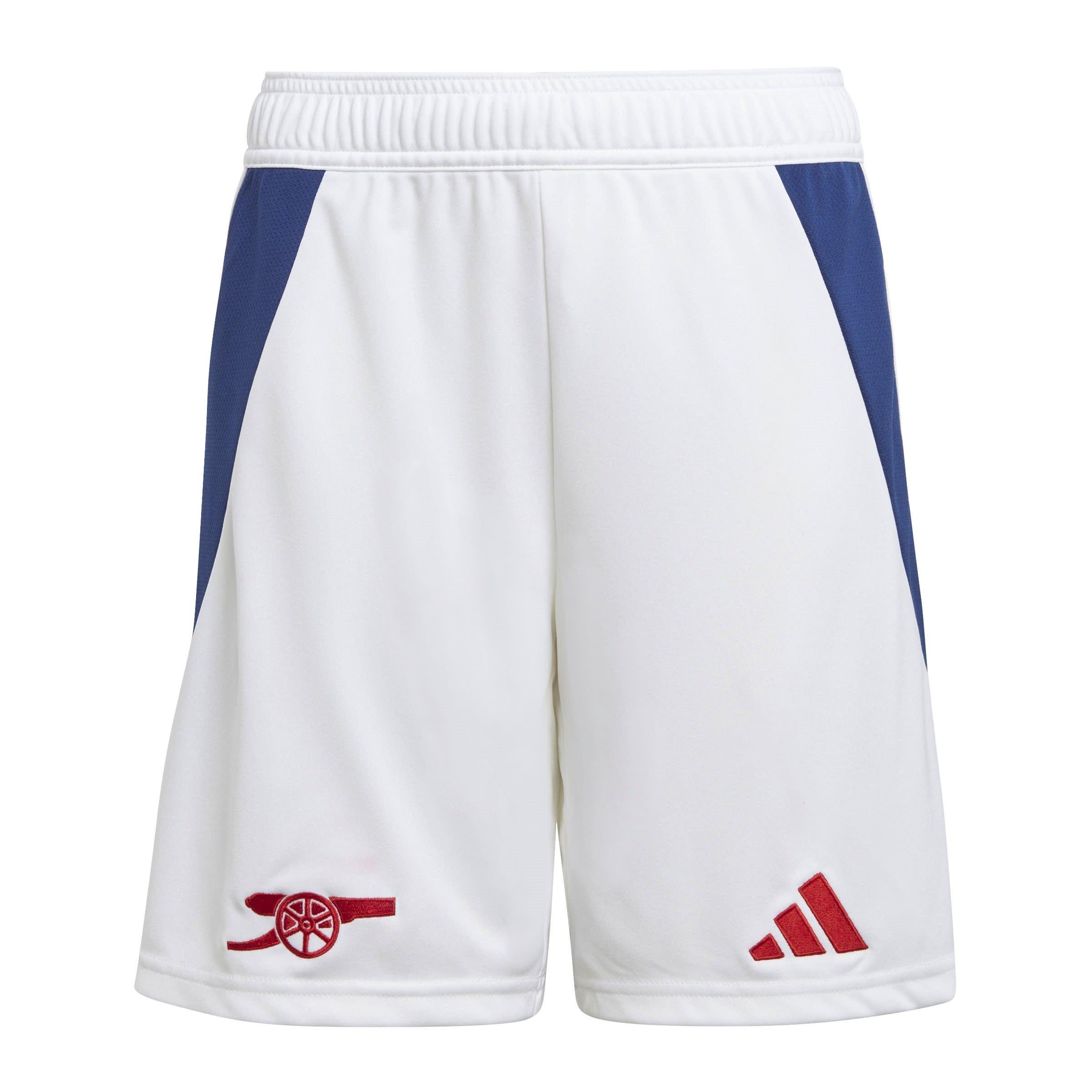 White - adidas - Arsenal Home Shorts 2024 2025 Juniors - 1