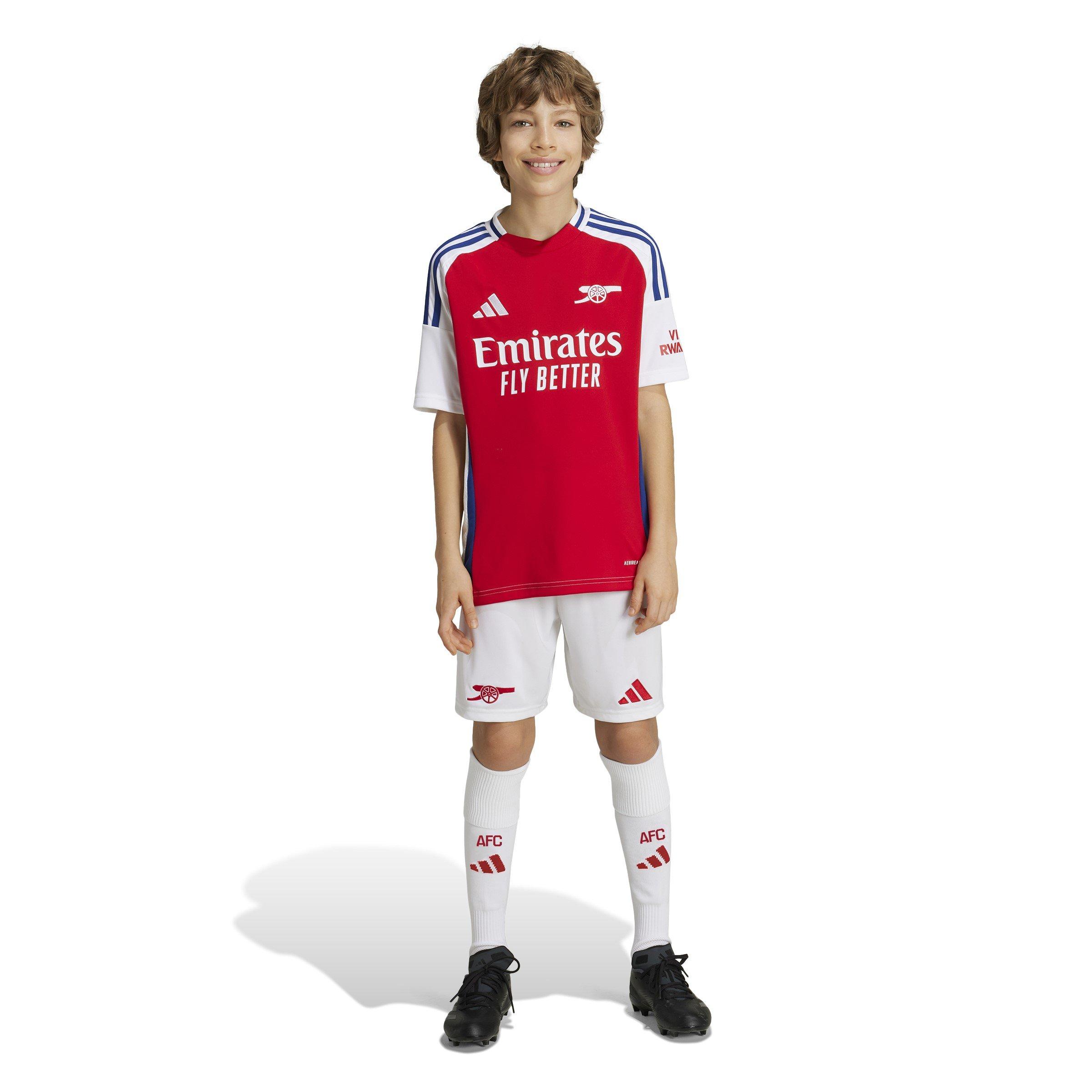 White - adidas - Arsenal Home Shorts 2024 2025 Juniors - 2