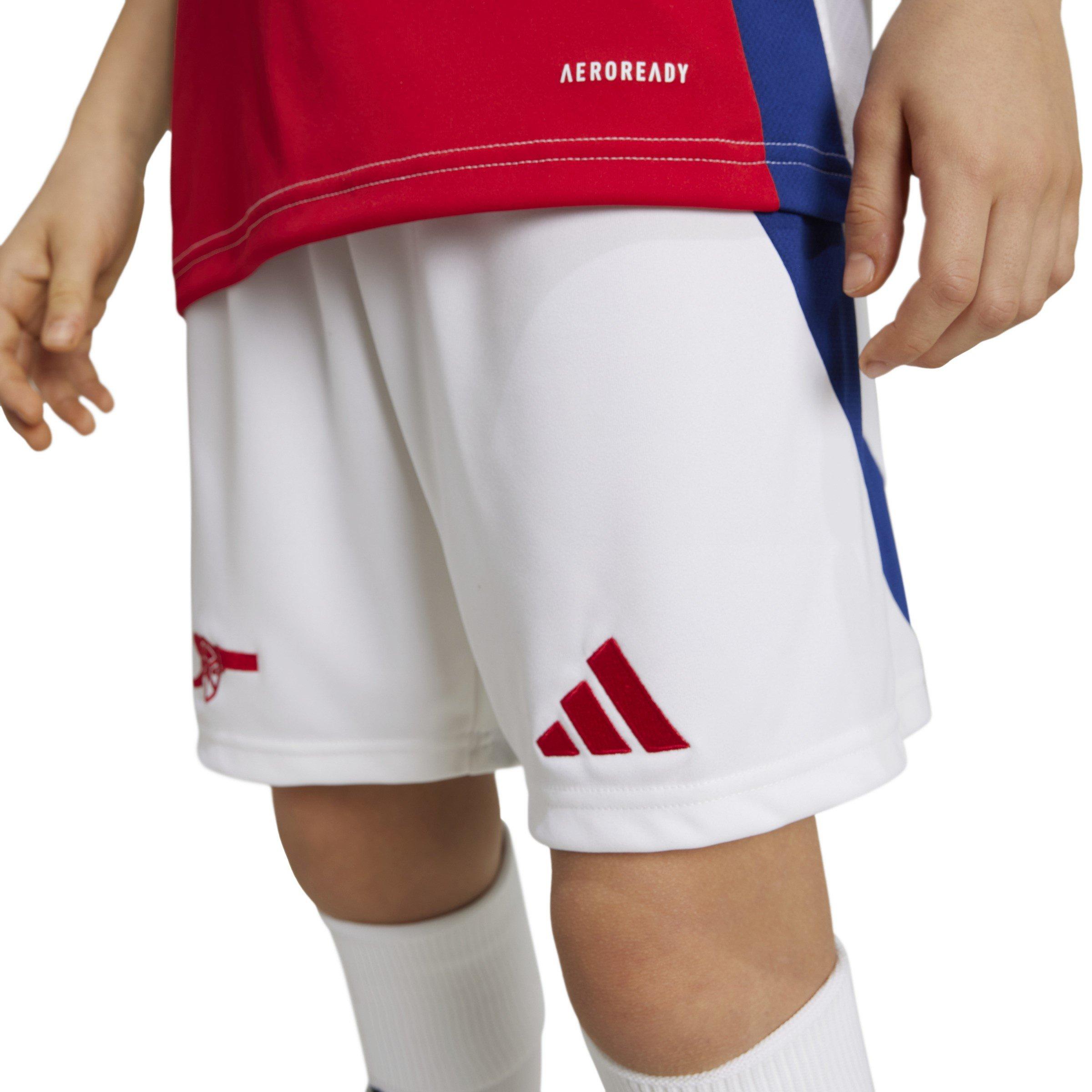 White - adidas - Arsenal Home Shorts 2024 2025 Juniors - 5
