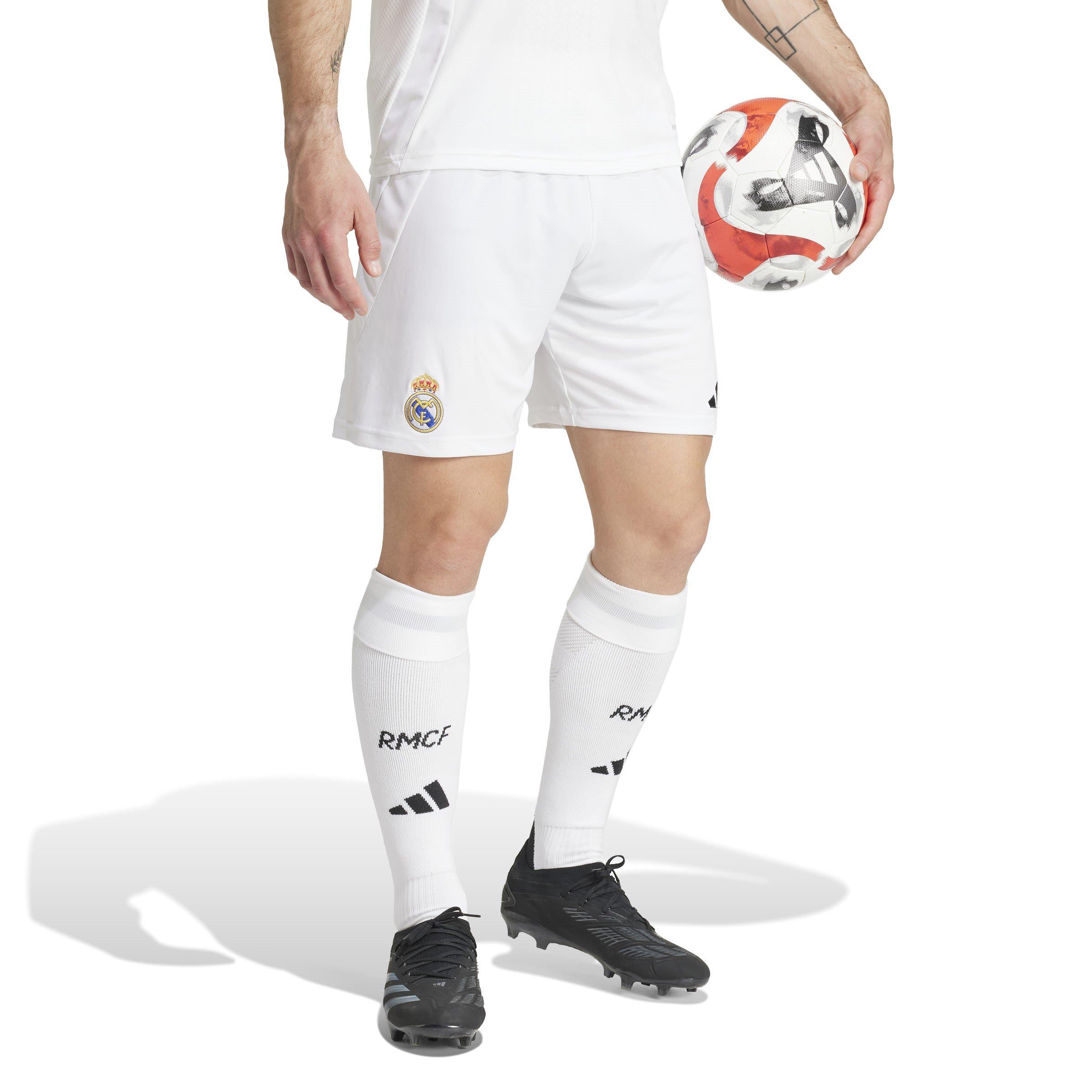 Weiß - adidas - Real Madrid Home Shorts 2024 2025 Adults - 4