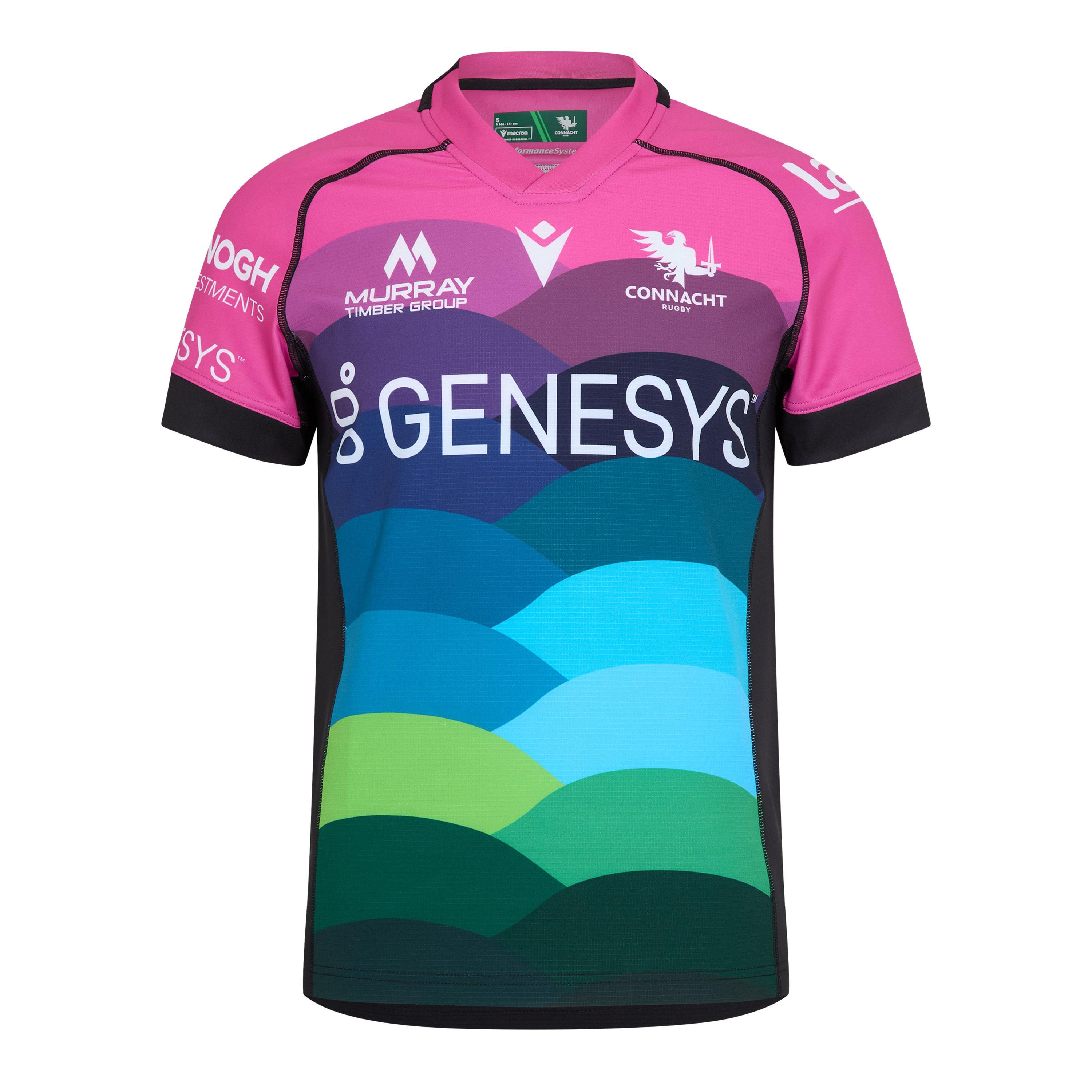 Black/Green - Macron - Connacht Training Shirt 2024 2025 Adults - 1