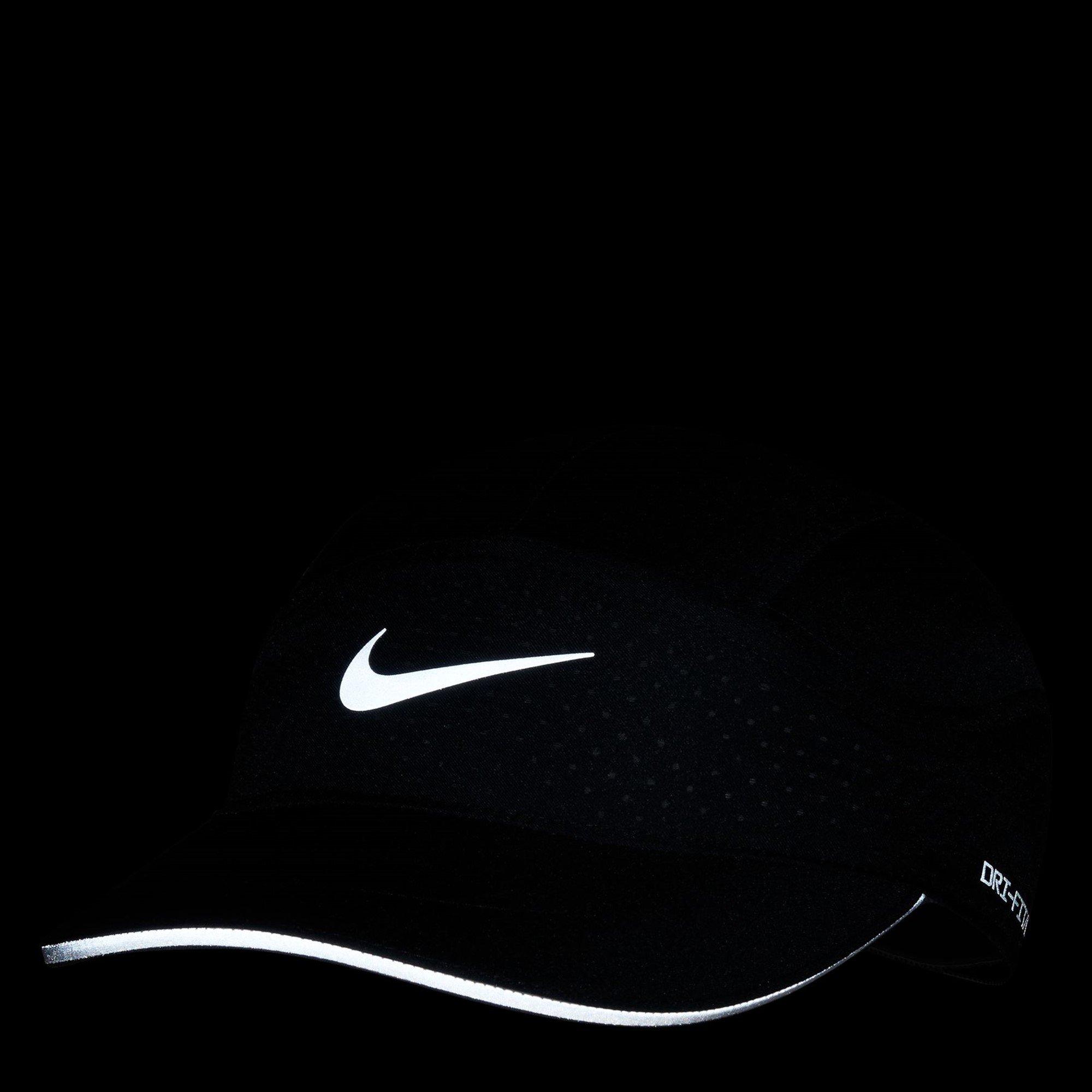 SCHWARZ/ANTHRACIT - Nike - Dri-FIT ADV Fly Unstructured Reflective Cap - 4