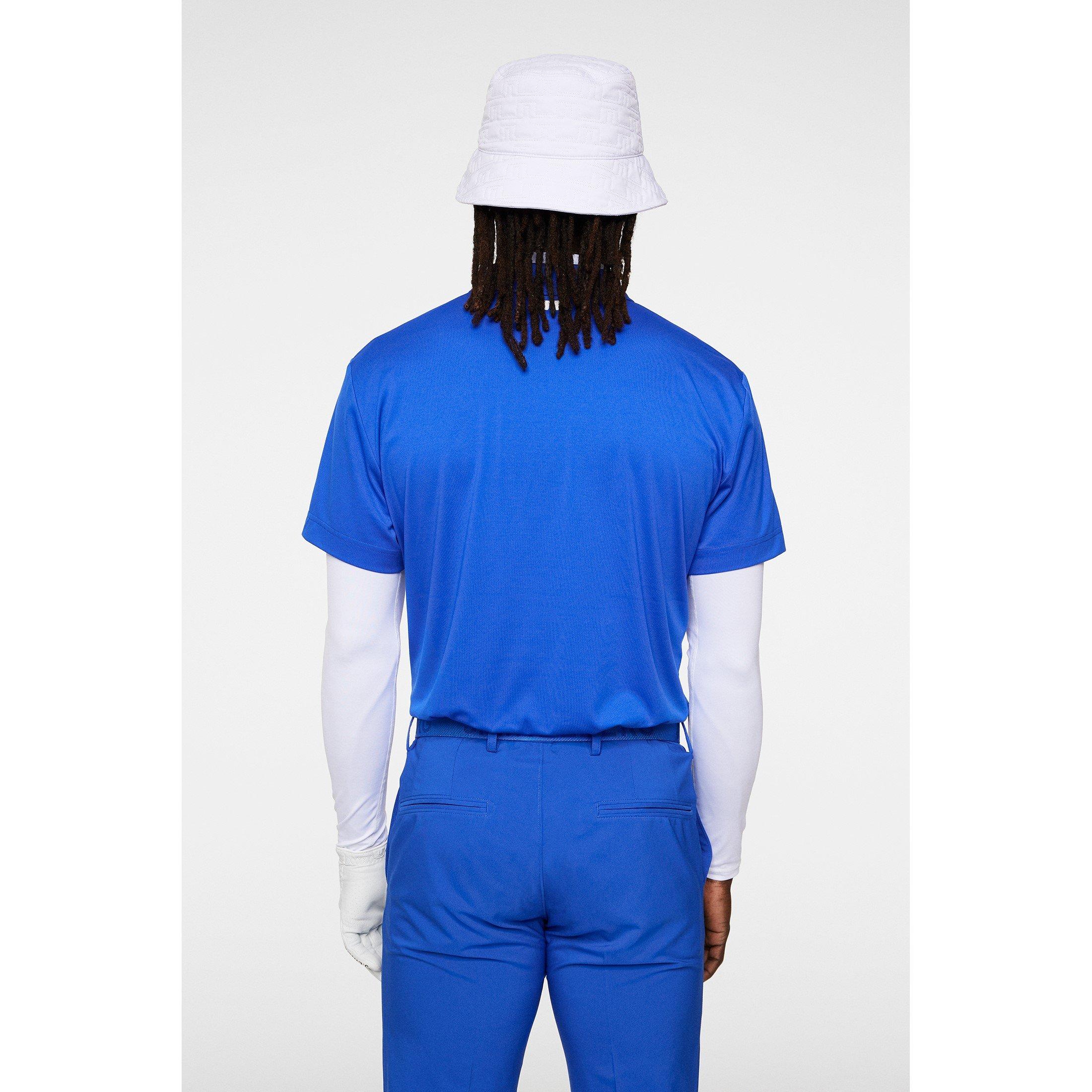 Club Blue - J Lindeberg Golf - JLG Lionel Short-Sleeve Performance Polo Shirt - 3