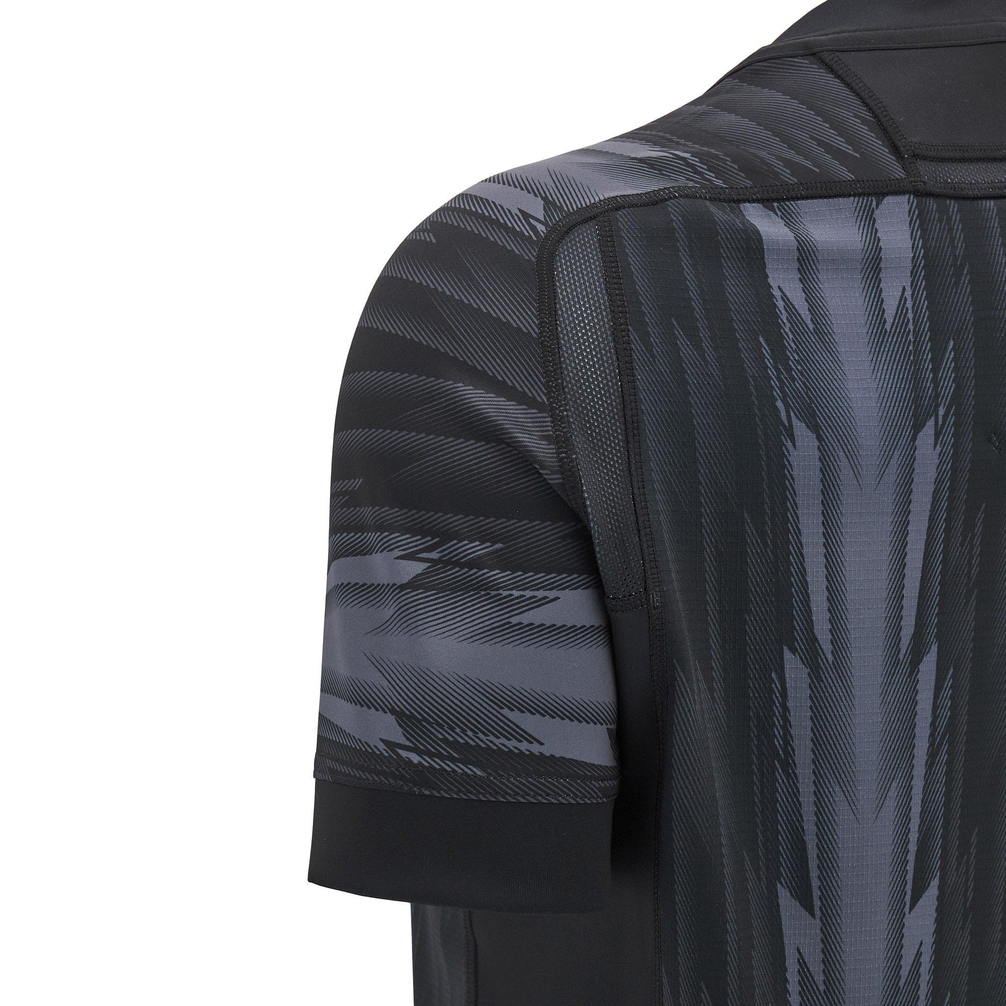 Schwarz - Macron - Wales Rugby Training Shirt 2024 Adults - 4