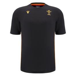 Macron Wales Rugby Travel T shirt 2024 Adults