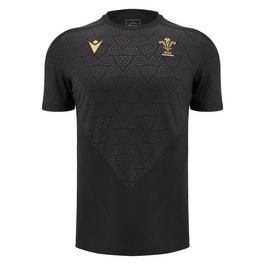 Macron Wales Rugby Training T shirt 2024 Adults