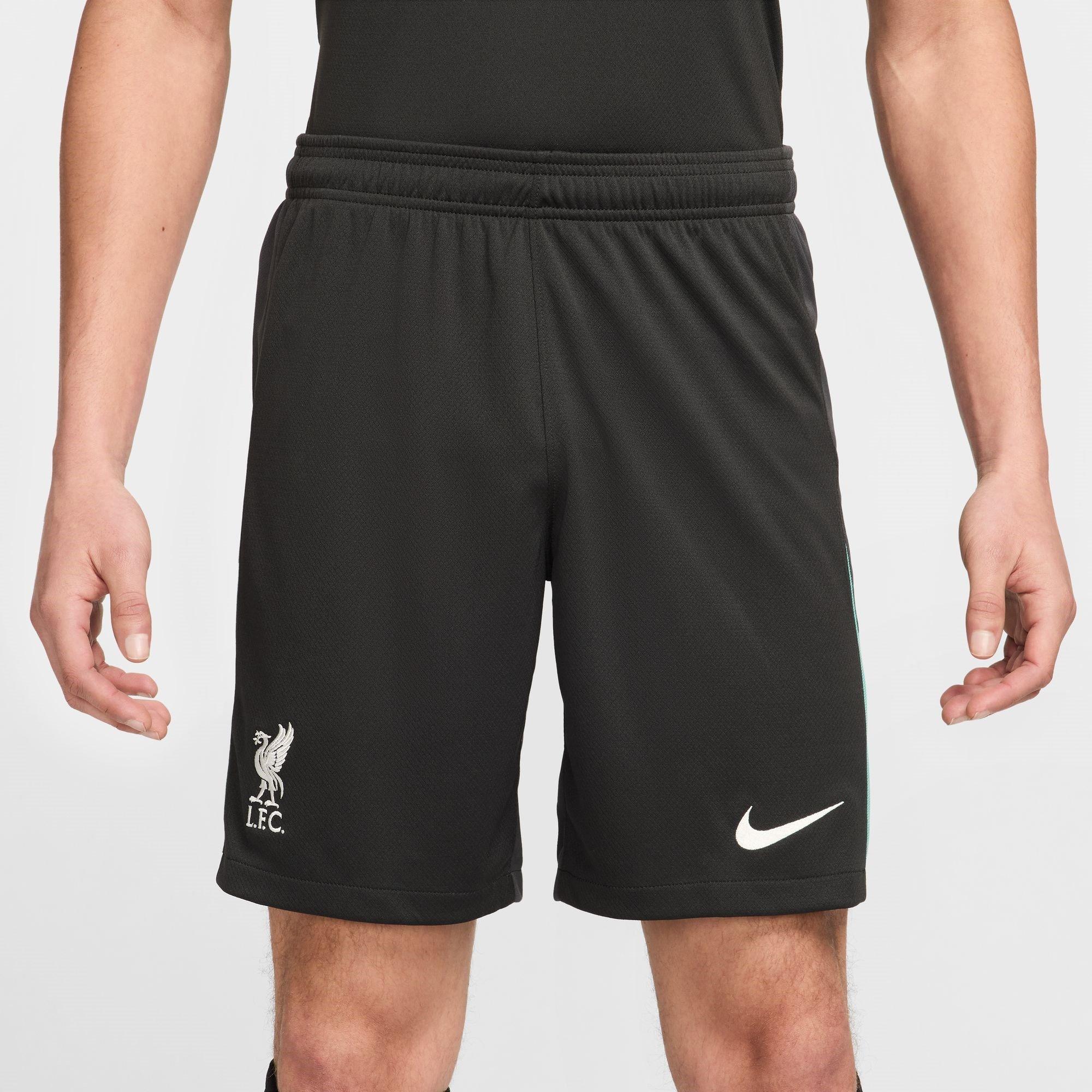 Teal - Nike - Liverpool Away Shorts 2024 2025 Adults - 3