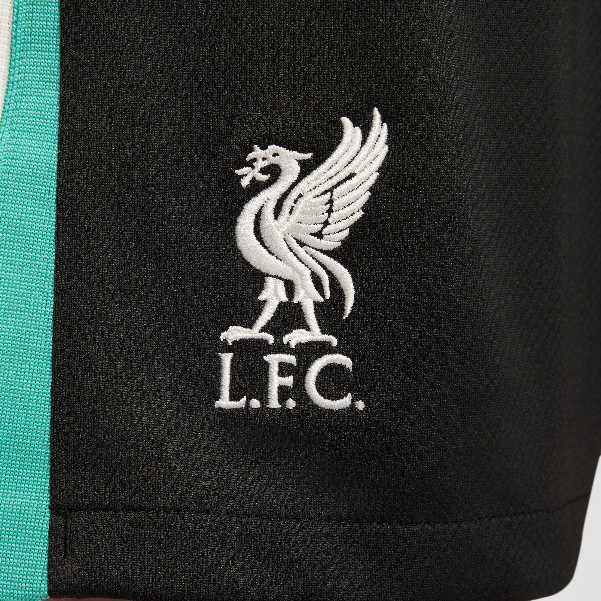 Teal - Nike - Liverpool Away Shorts 2024 2025 Adults - 6