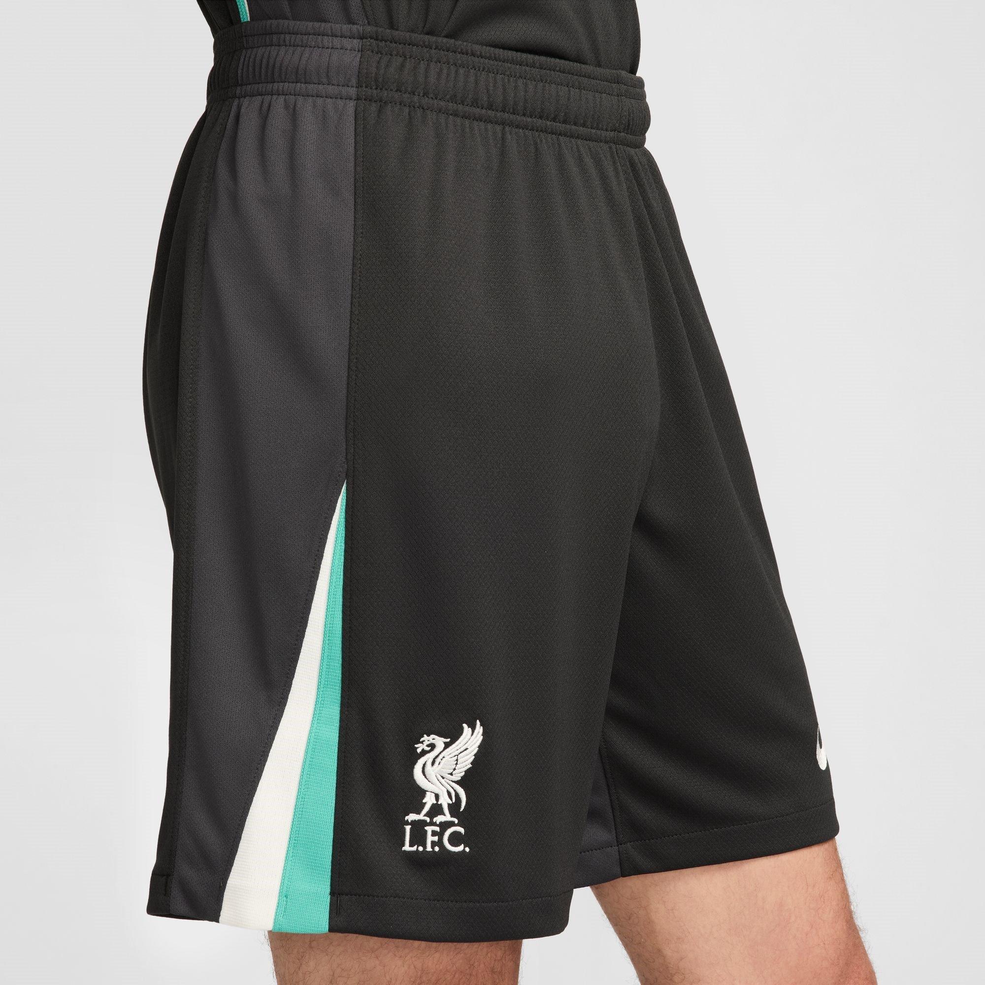 Teal - Nike - Liverpool Away Shorts 2024 2025 Adults - 7
