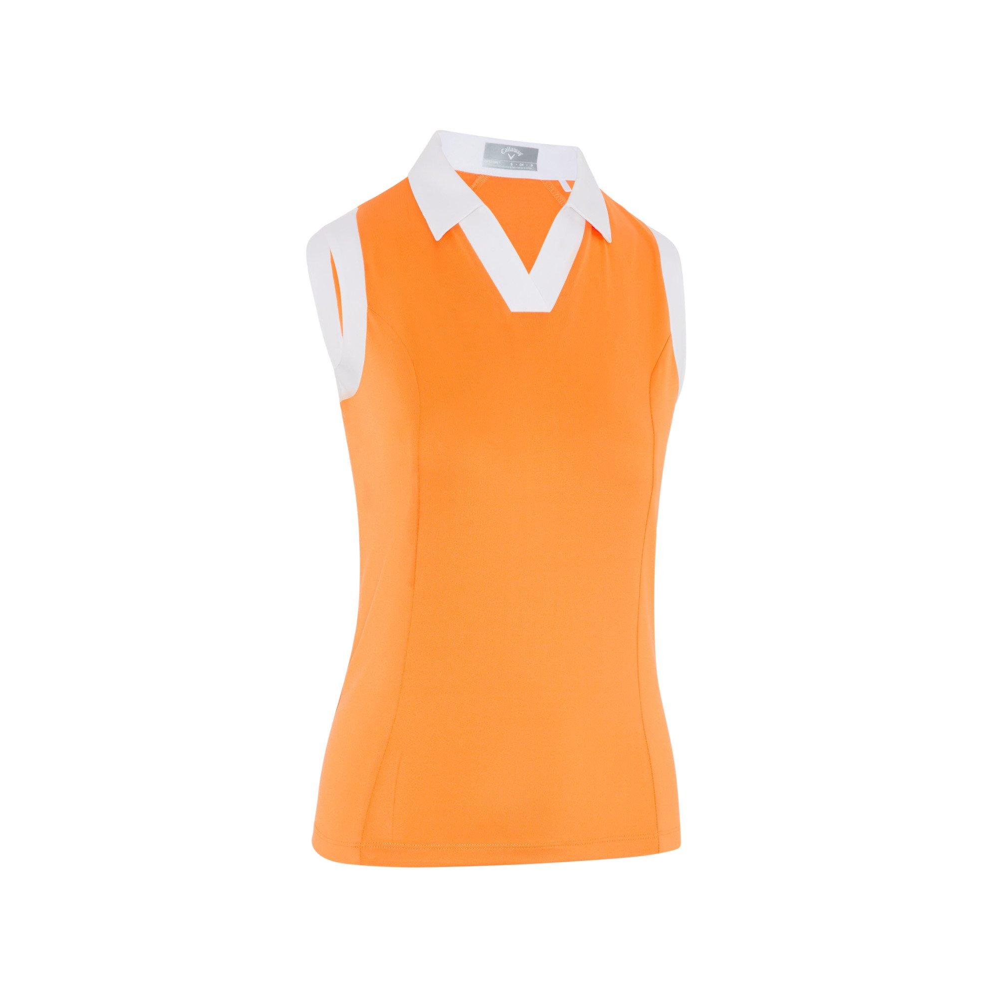 Papaya - Callaway - Sleeveless Performance Polo Shirt - 4