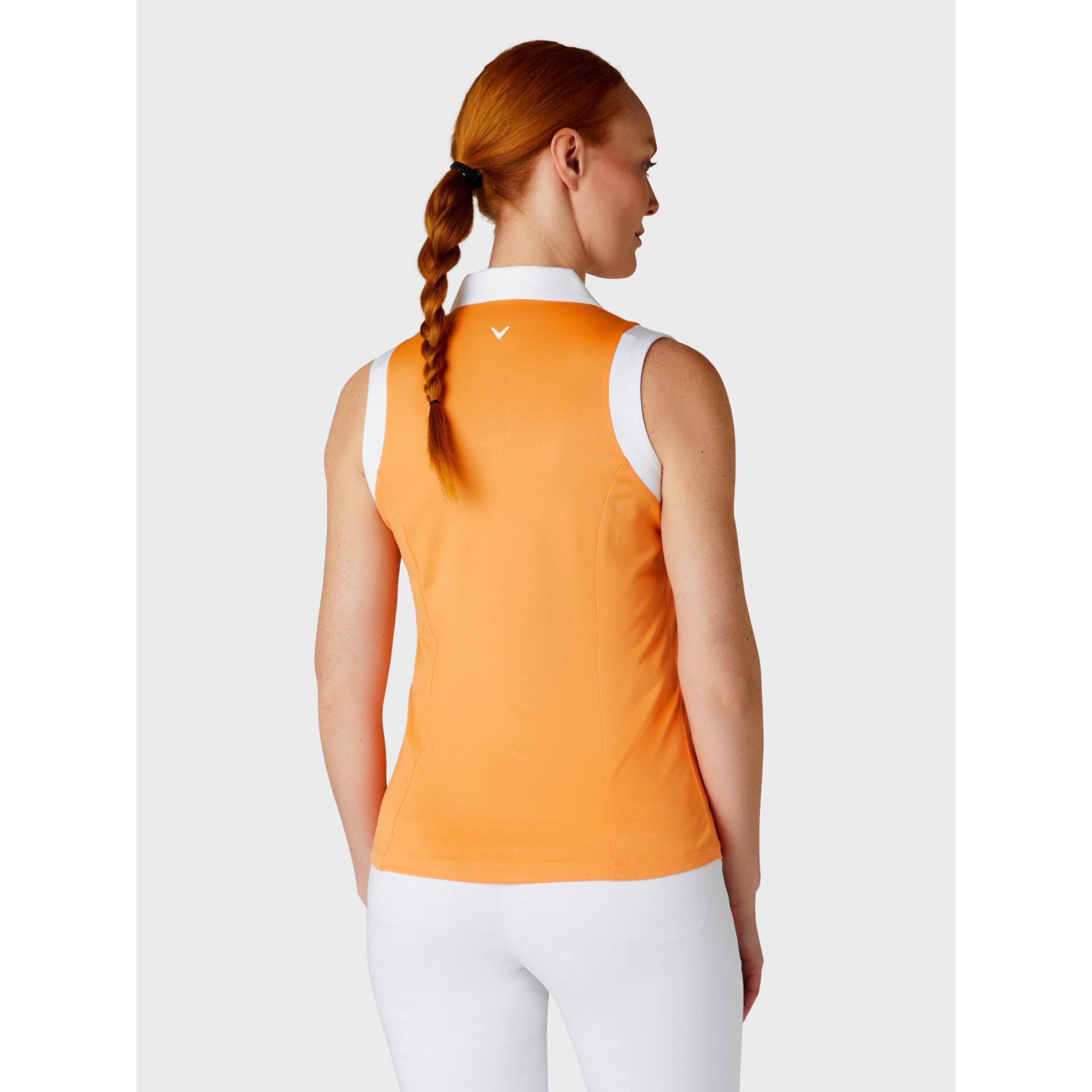 Papaya - Callaway - Sleeveless Performance Polo Shirt - 3