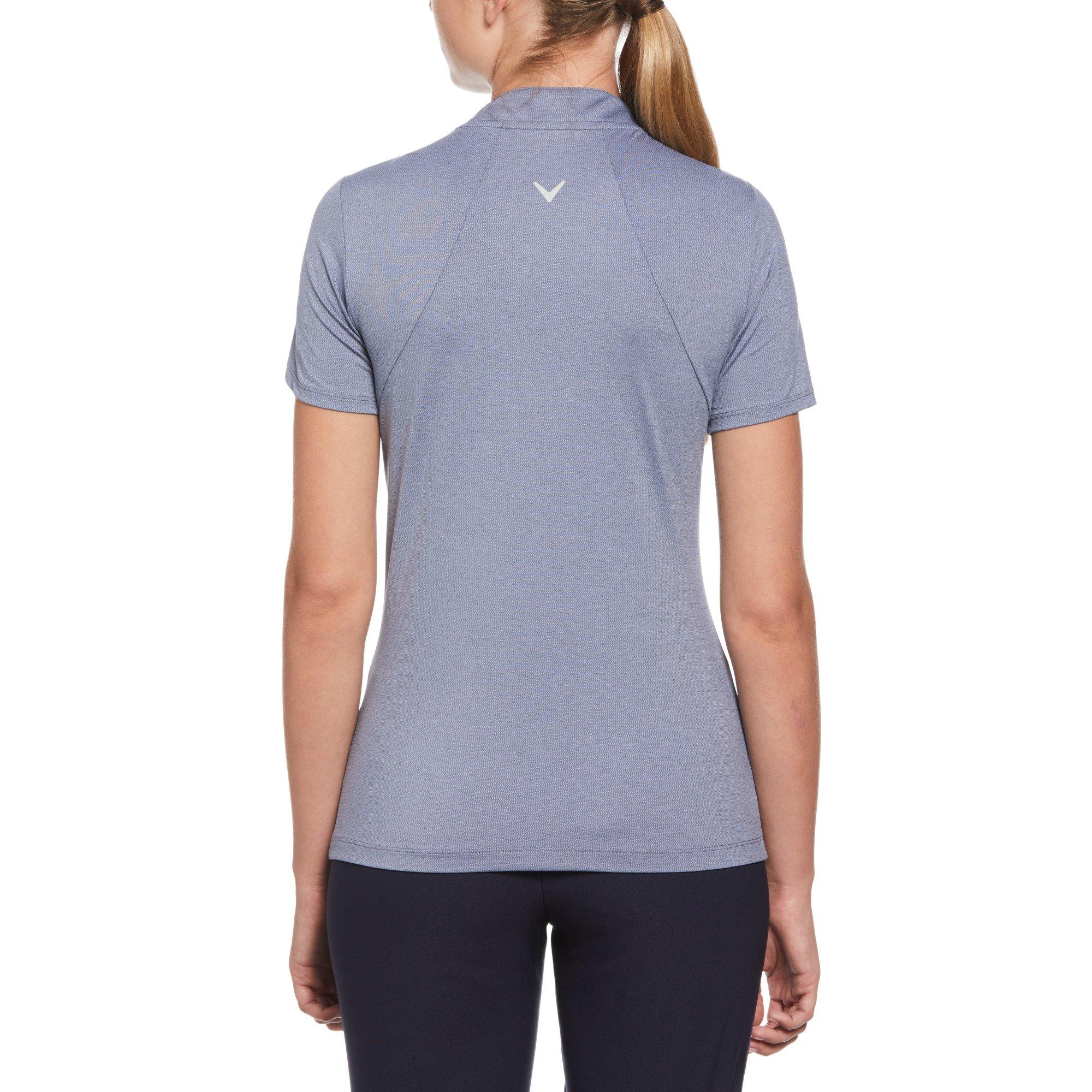 Blue Indigo Htr - Callaway - Tonal Short-Sleeve Performance Polo - 2