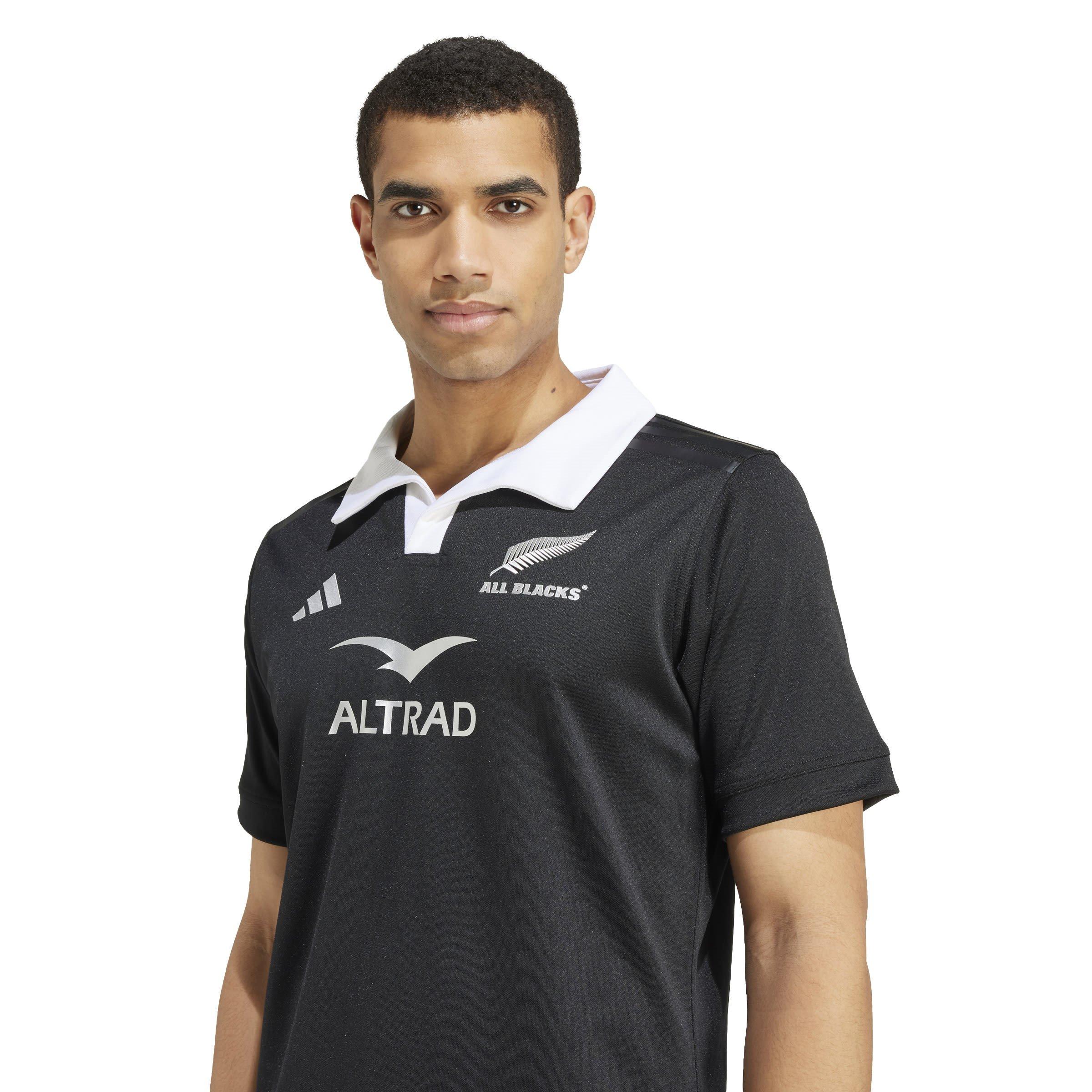 Preto - adidas - All Blacks Rugby Aeroready Short Sleeve Jersey 2024 Adults - 6