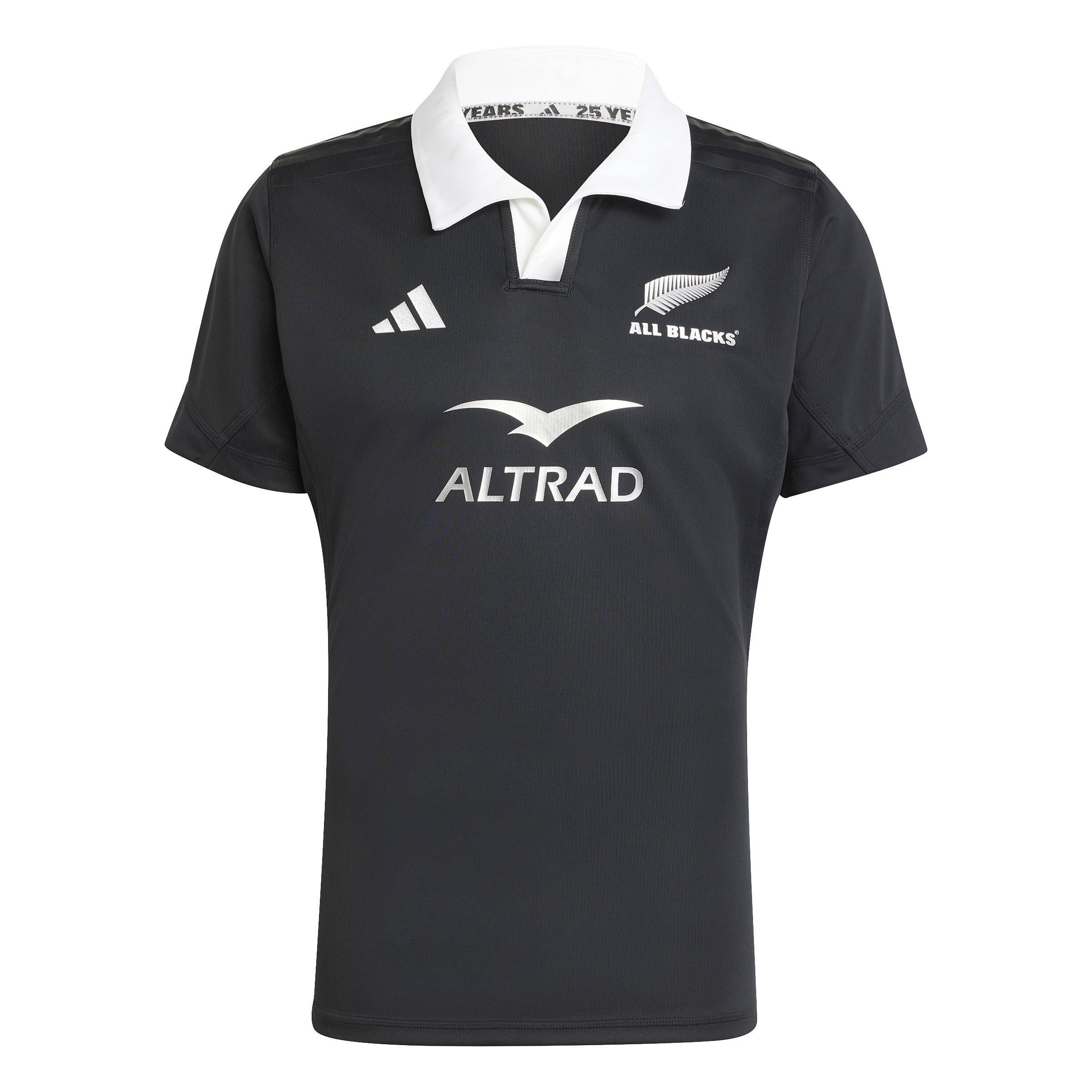 Black - adidas - New Zealand Home Performance Shirt 2024 Adults - 1