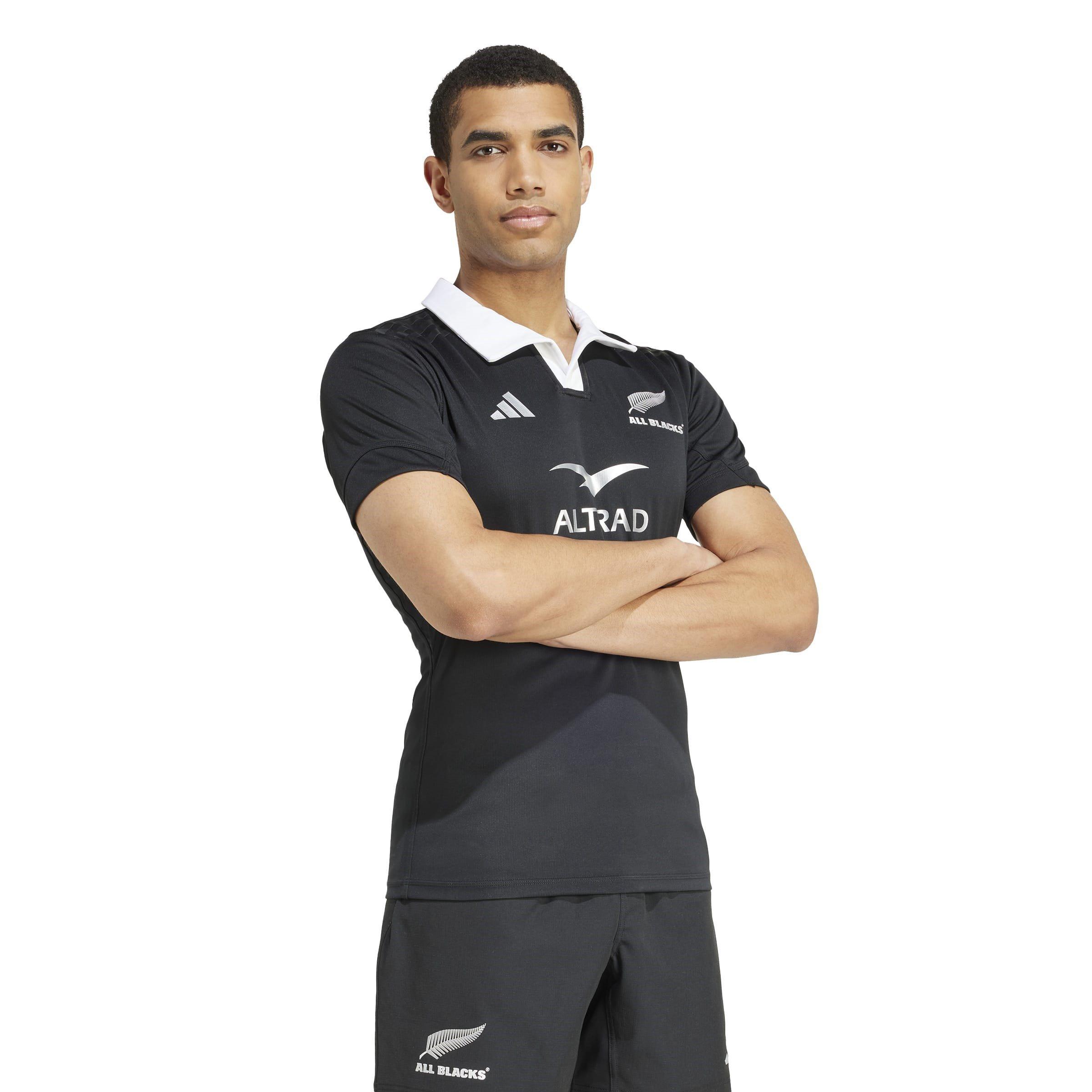Black - adidas - New Zealand Home Performance Shirt 2024 Adults - 5