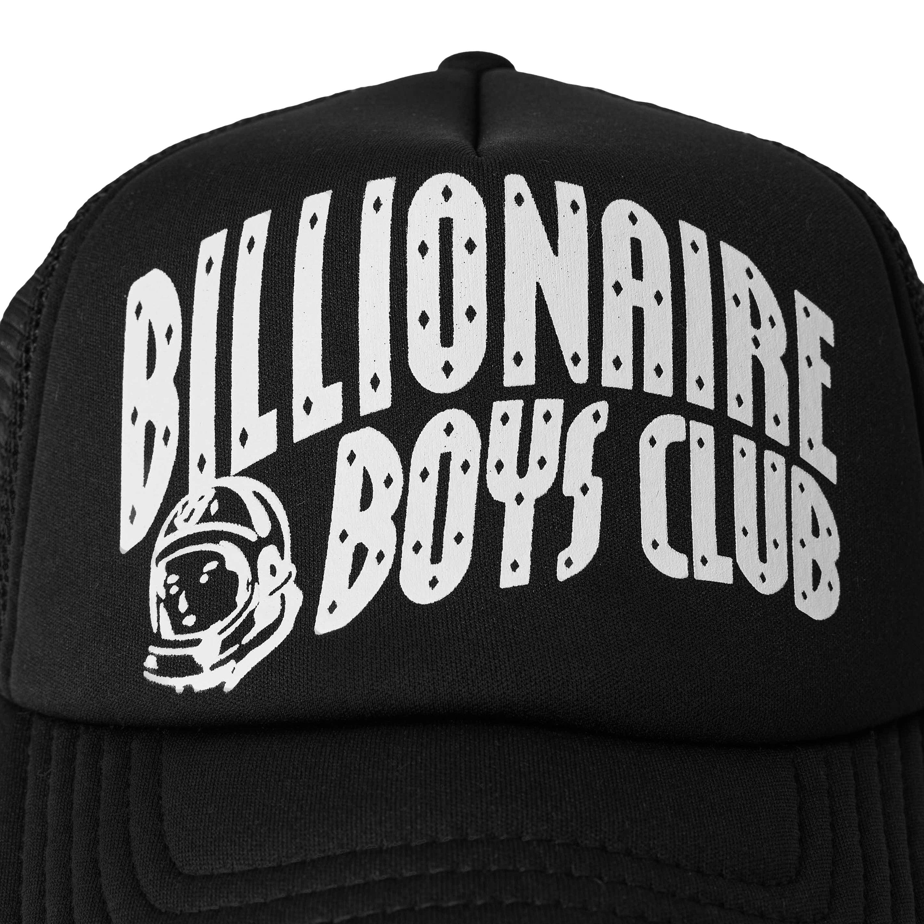 Black/Black - Billionaire Boys Club - Arch Logo Trucker Cap - 3