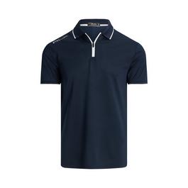 Polo Ralph Lauren Tailored Fit Performance Zip Polo Shirt