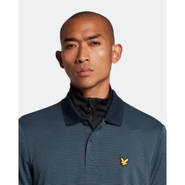 Lyle and Scott Golf Microstripe Polo Shirt