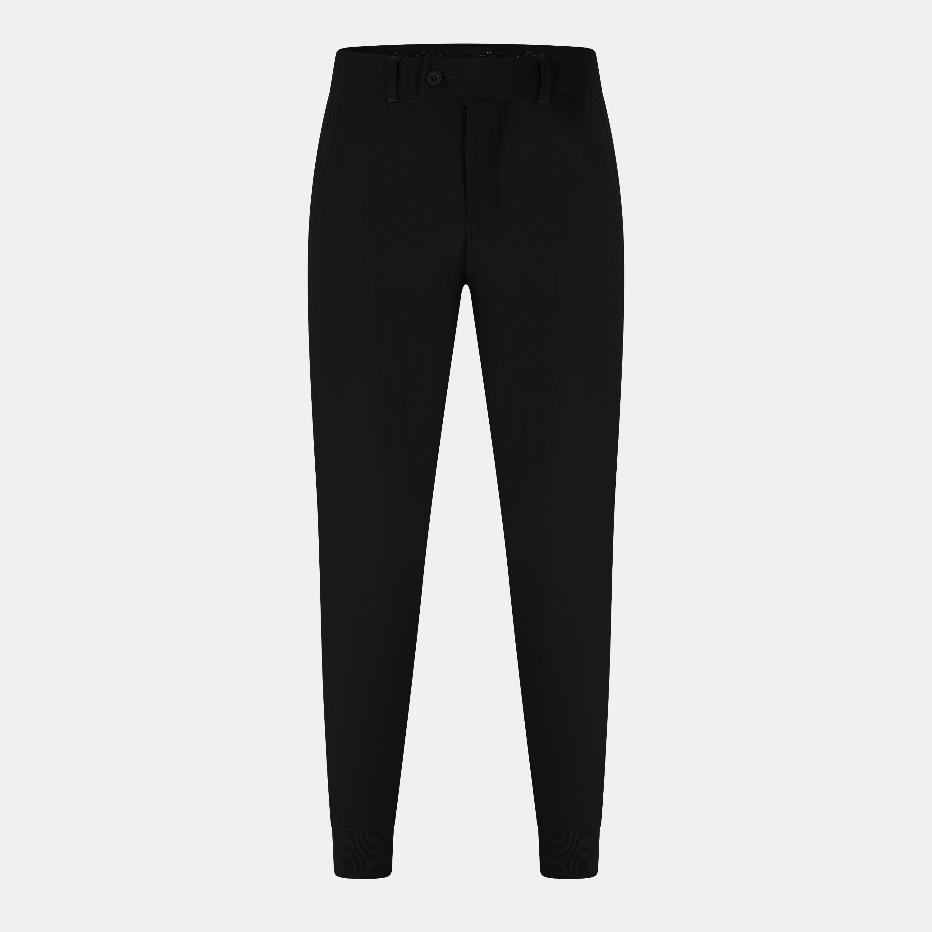 Jet Black - Lyle and Scott - Golf Airlight Trousers - 1