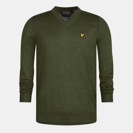 Lyle and Scott Golf V Neck Jumper