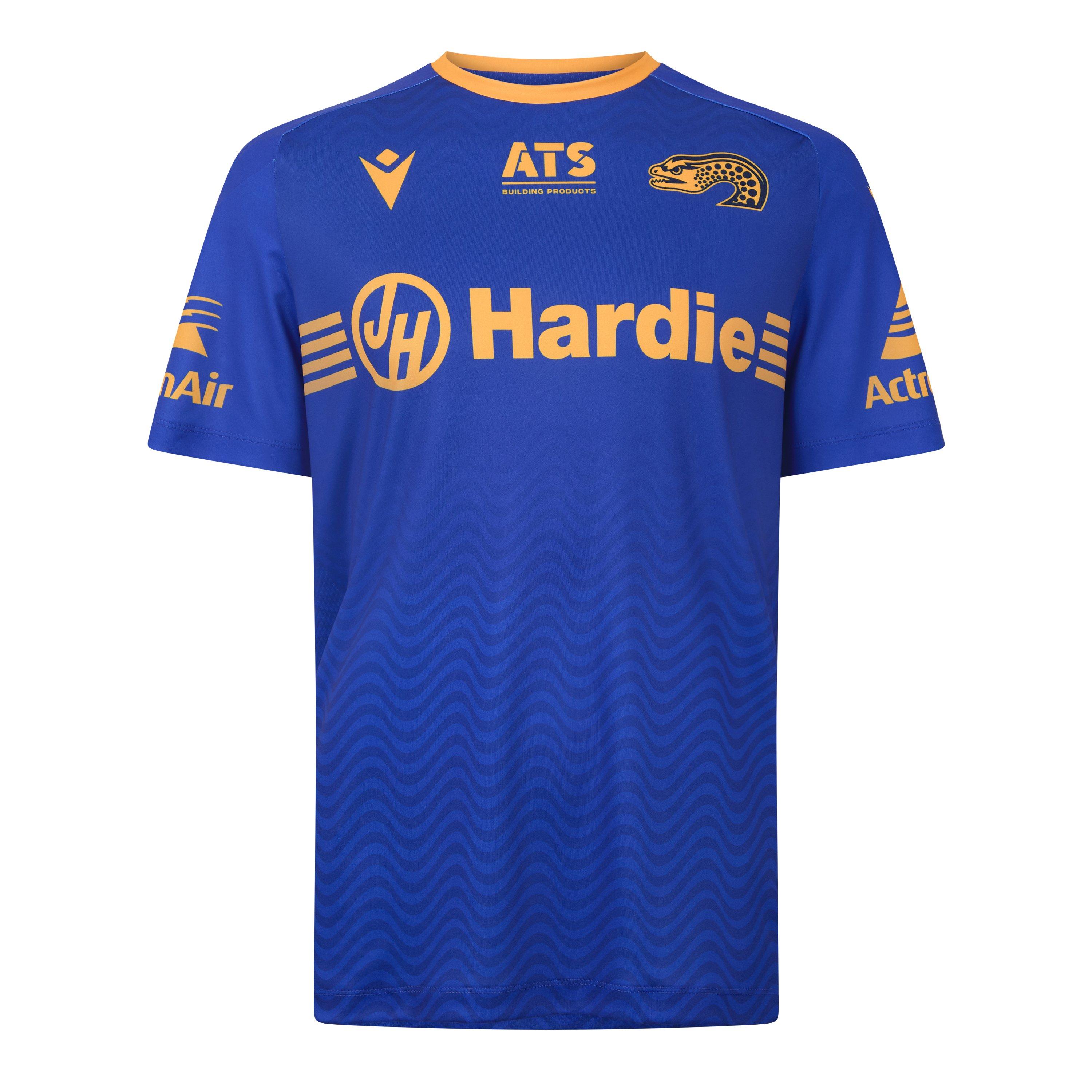 Blue Yellow - Macron - Parramatta 2025 Eels Training T-Shirt Mens - 1