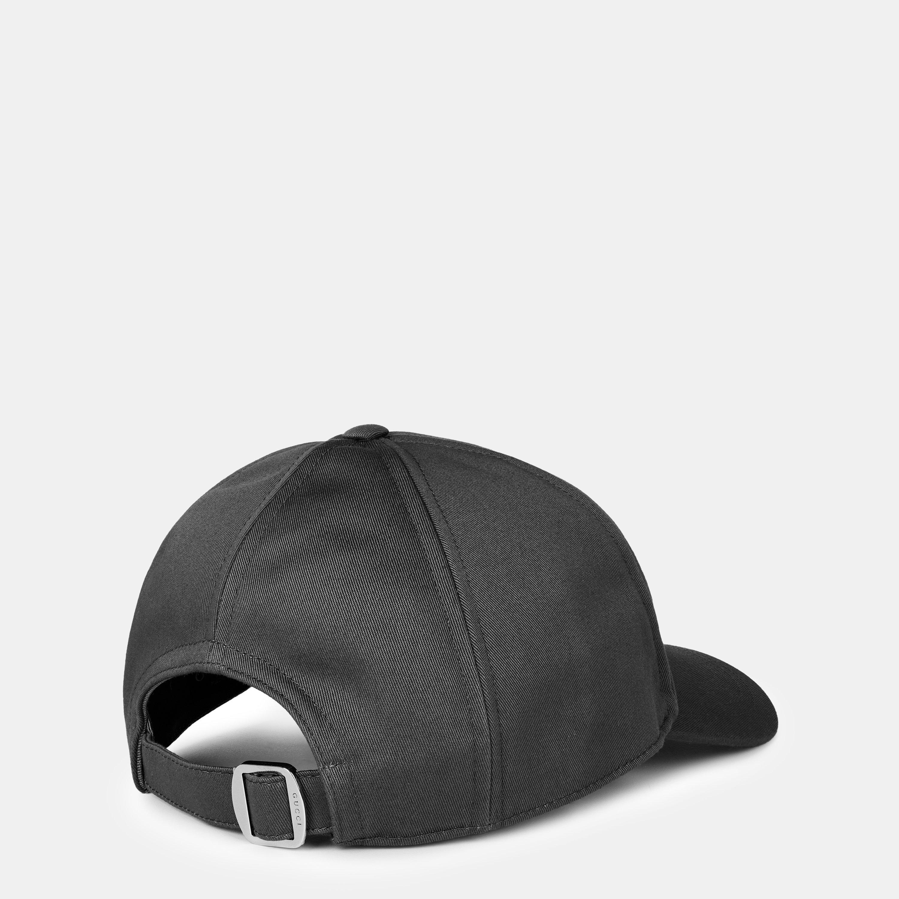 Grpht Grey/Blck - Gucci - Varsity Baseball Cap - 2