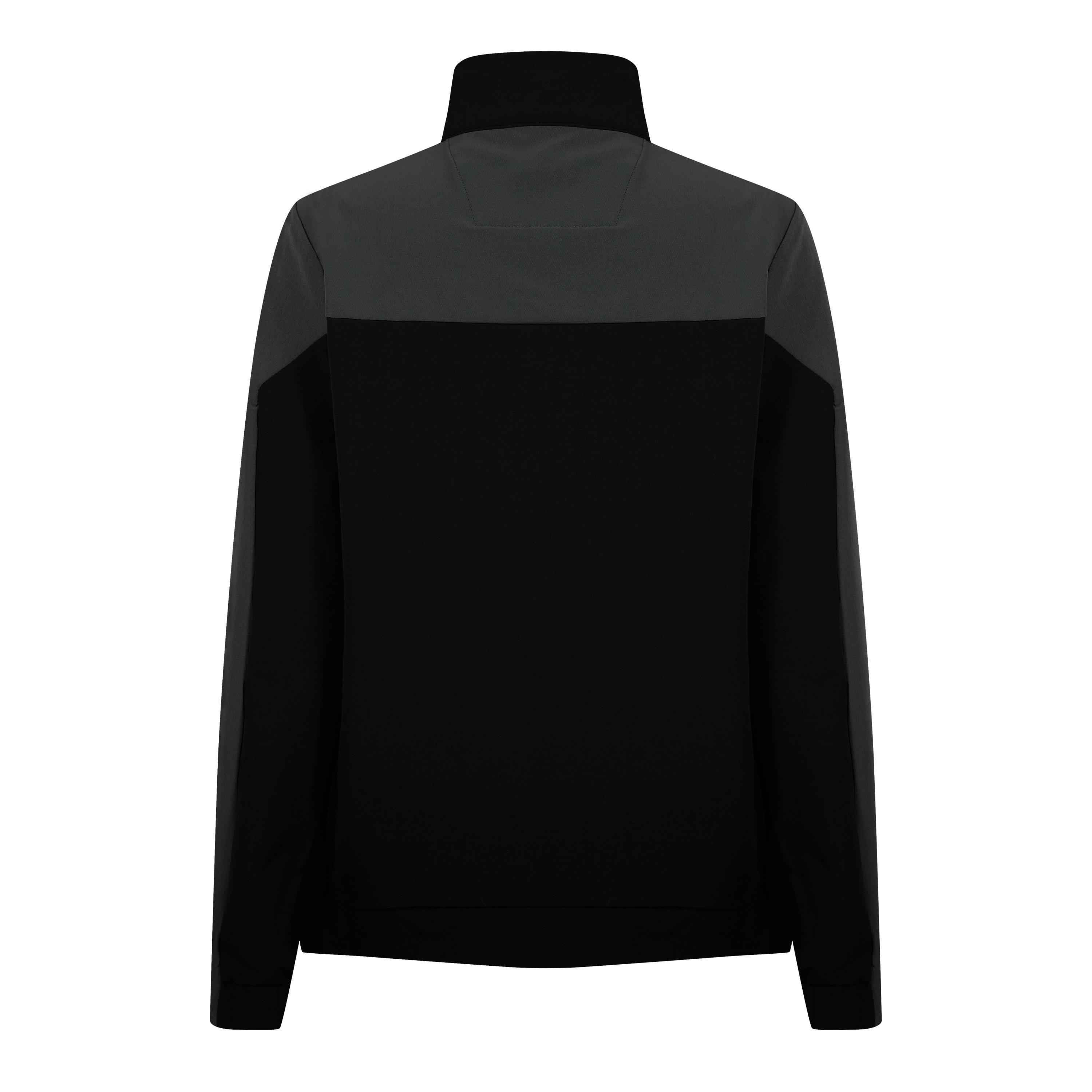 Schwarz - Castore - Women's Rangers Travel Long Sleeve Full Zip Licensed Rain Anorak - 2