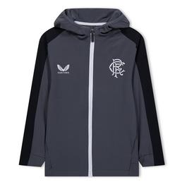 Castore Rangers Travel Hooded Jacket Juniors