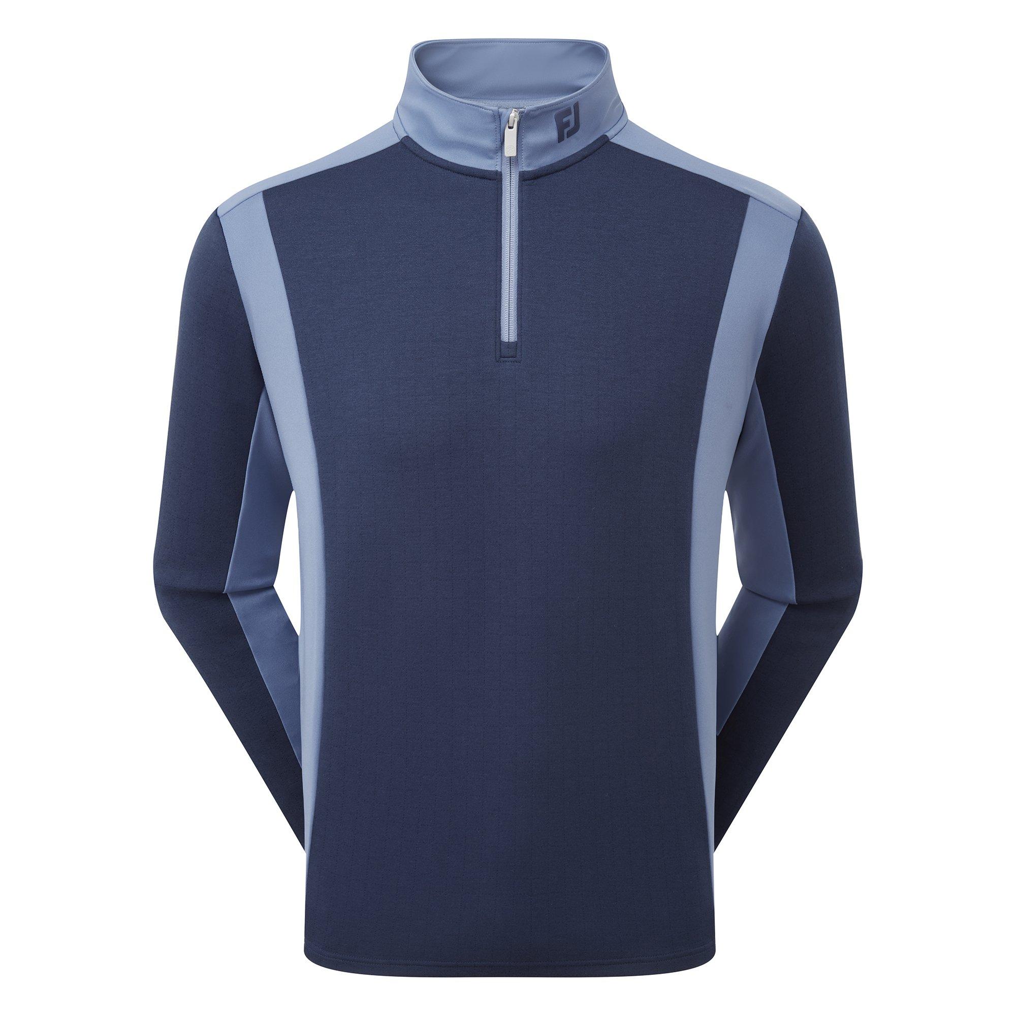 Marine - FootJoy - Men's ThermoSeries Blocked Midlayer Long-Sleeve Pullover - 1