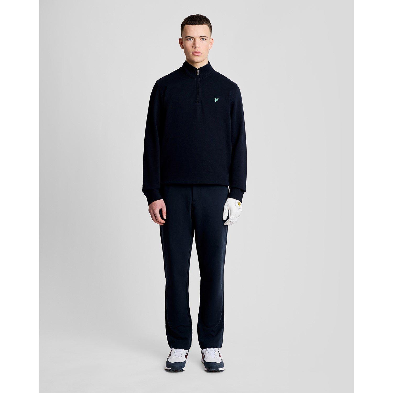 Z271 Dark Navy - Lyle and Scott - Lyle & Scott Golf Green Eagle Quarter Zip Midlayer - 2