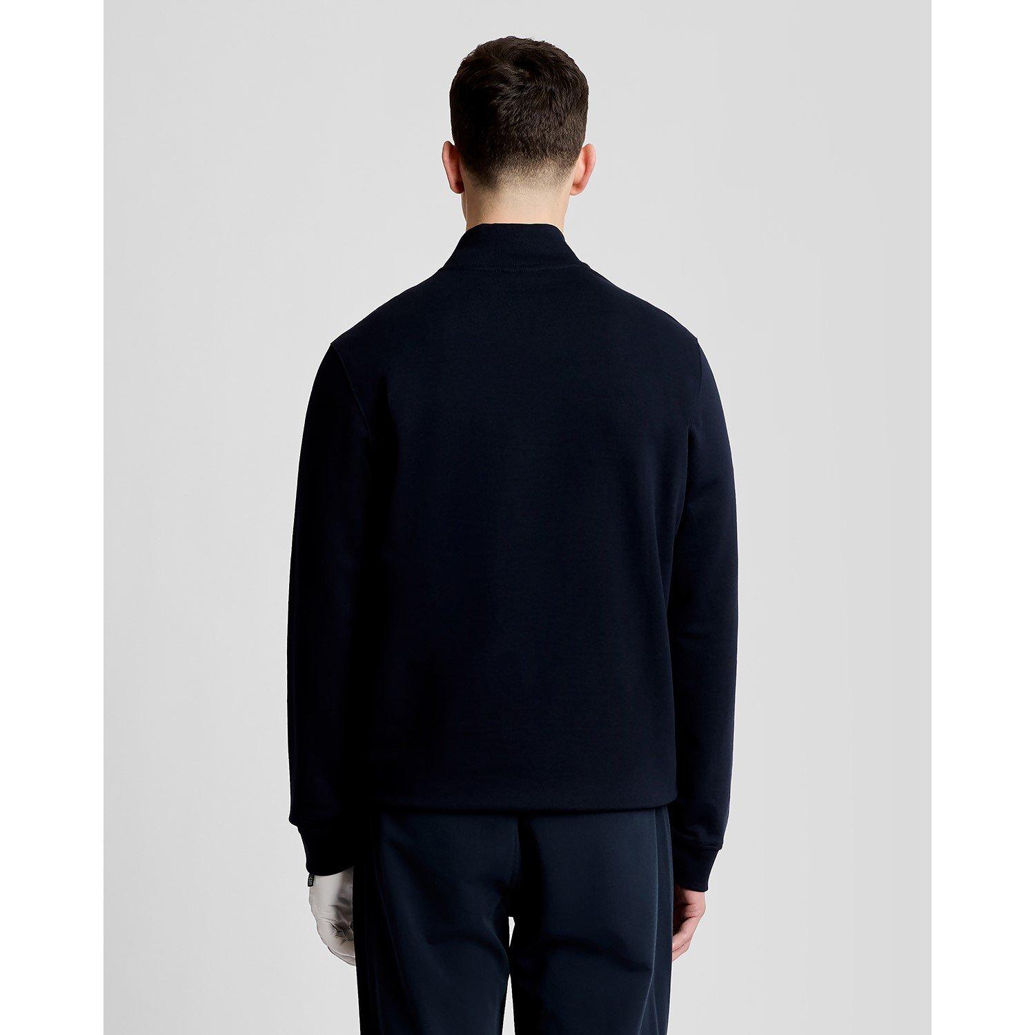 Z271 Dark Navy - Lyle and Scott - Lyle & Scott Golf Green Eagle Quarter Zip Midlayer - 3