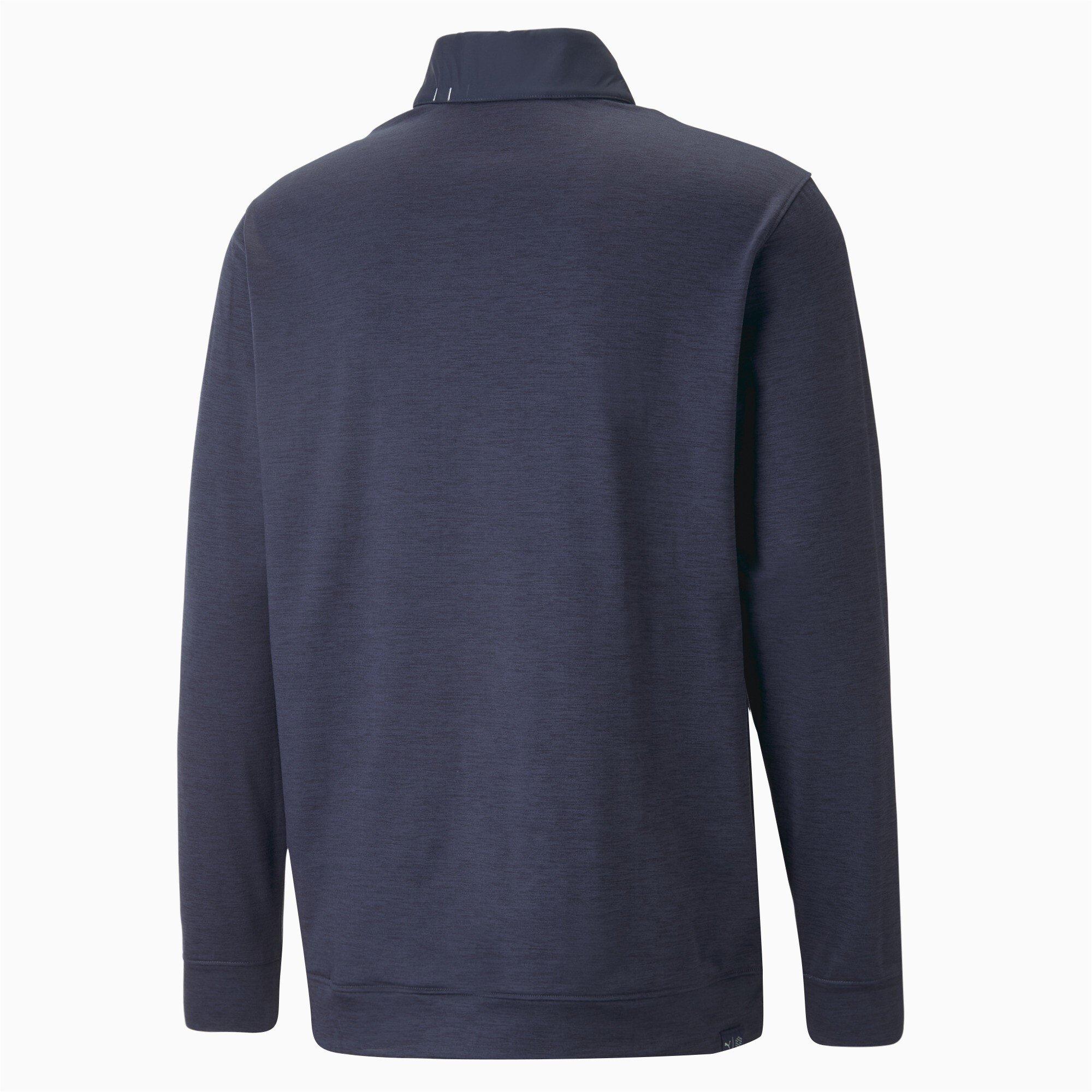 Navy - Puma - Cloudspun Zip Pullover - 2