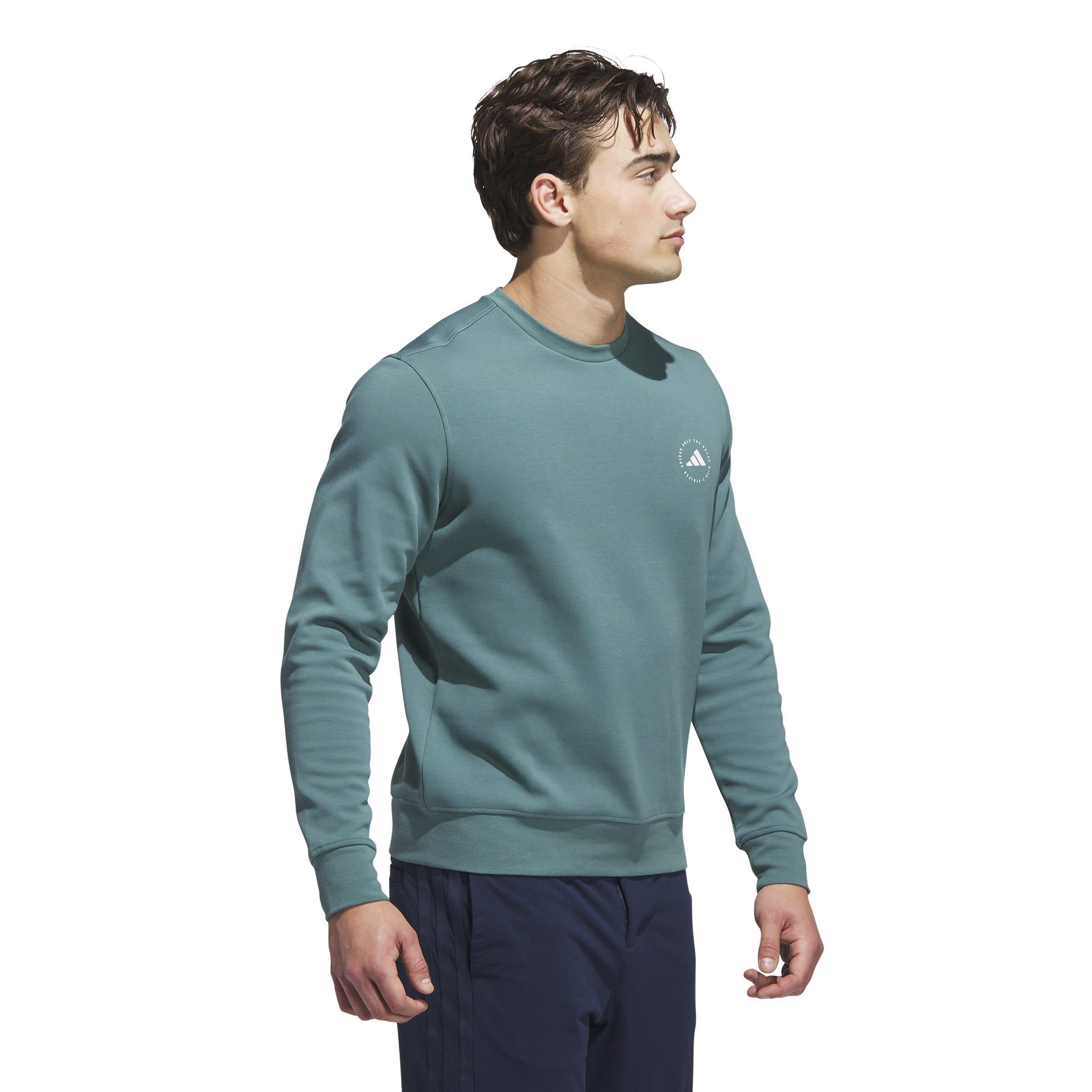 Azul-petróleo - adidas - Men's Core Crew Neck Jumper - 4