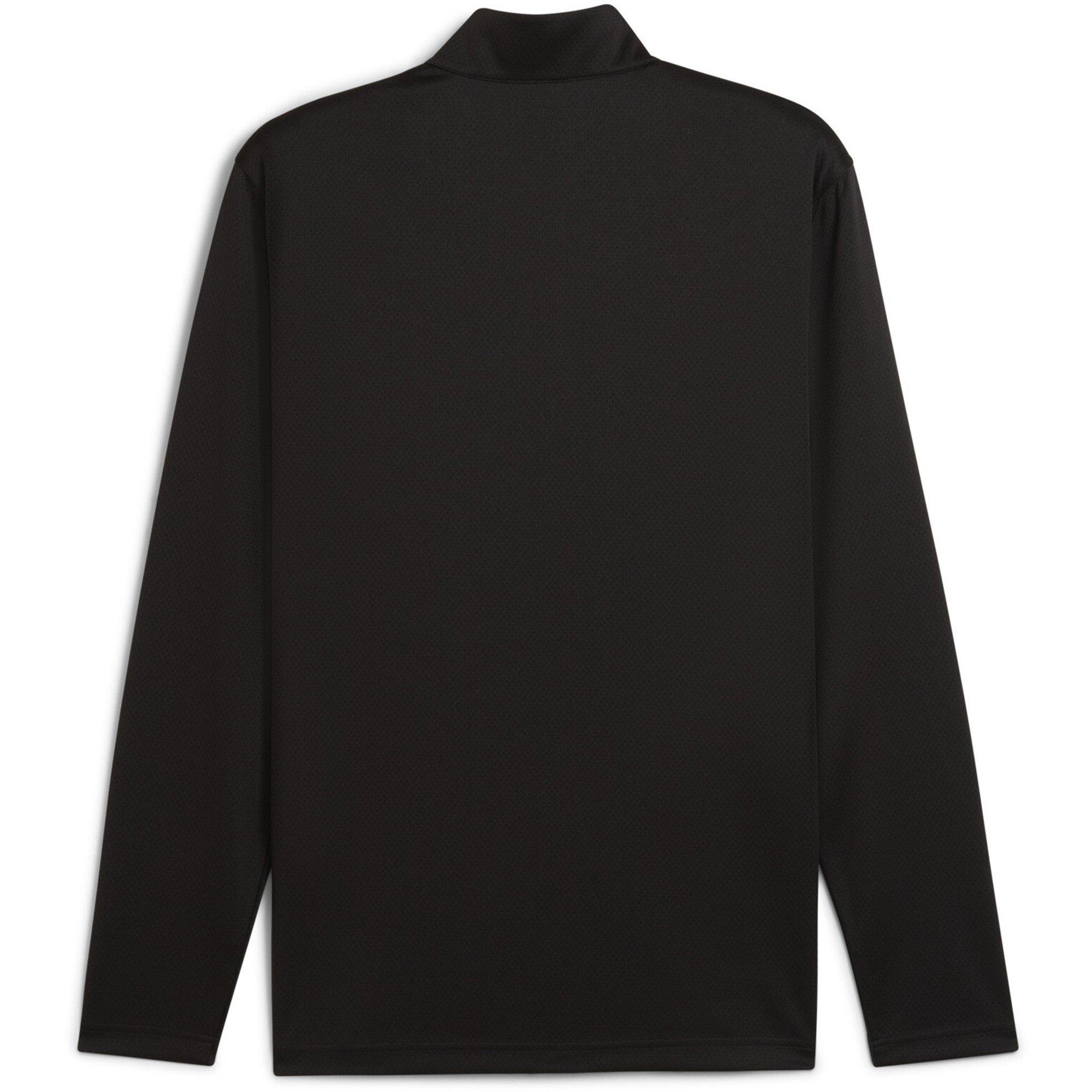 Black - Puma - Puma Pure 2.0 Texture 1/4 Zip Jumper Mens - 2