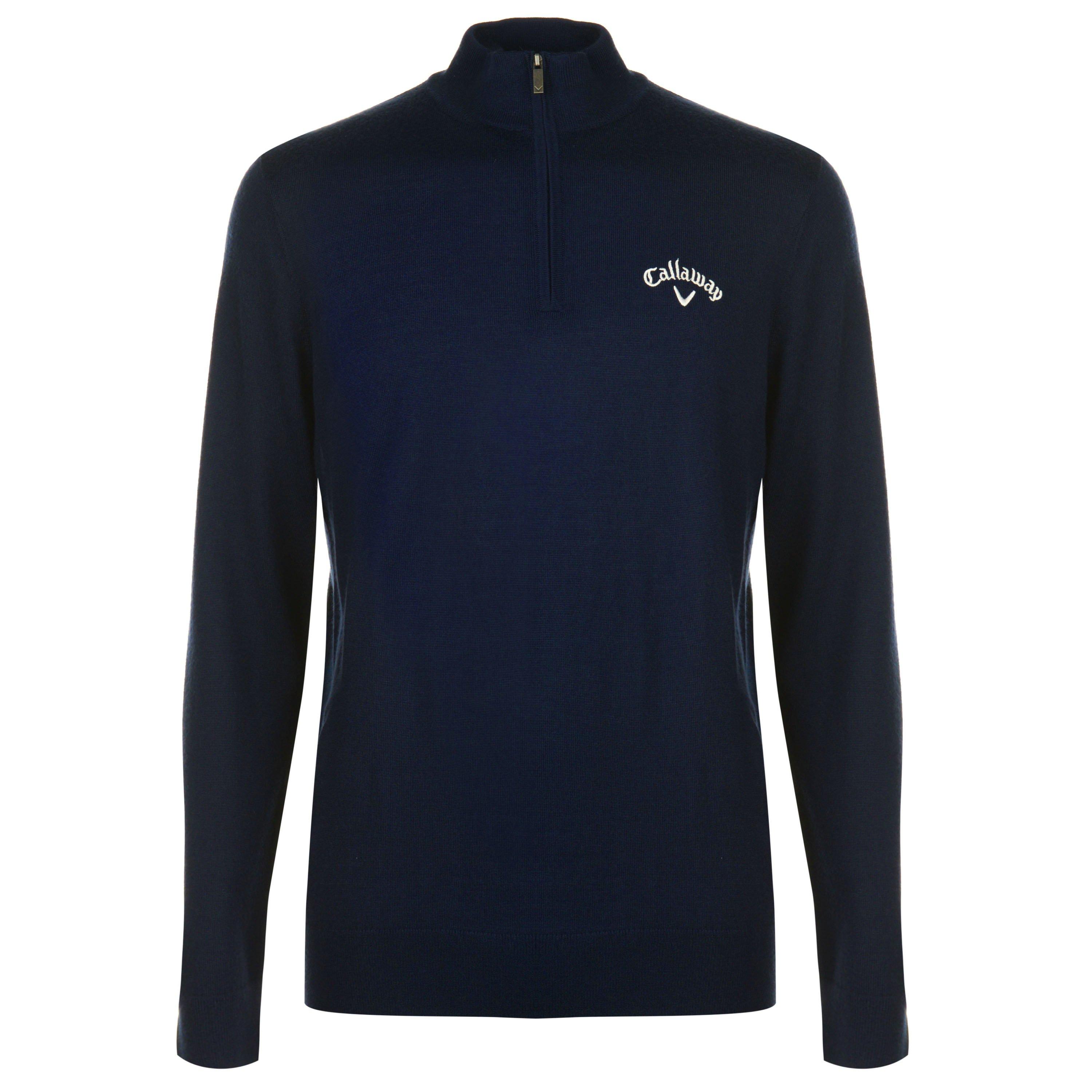 Callaway Men's Zip Sweater - Navy - X Large