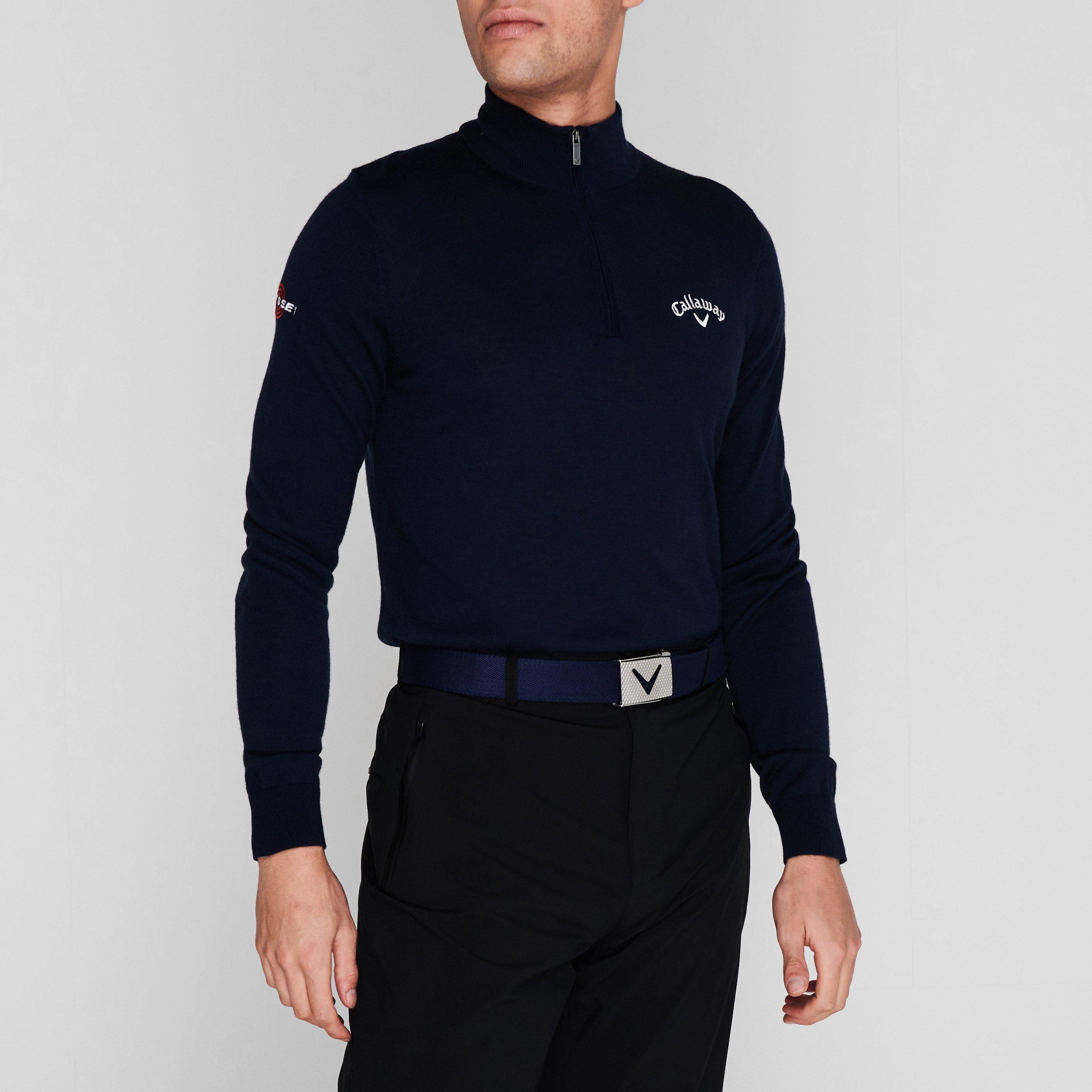 Navy - Callaway - Zip Sweater Mens - 3